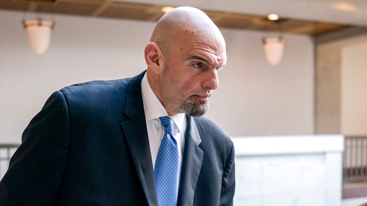 John Fetterman, Gisele Fetterman, Sen. Fetterman, Pennsylvania, stroke, health, mental health, New York Magazine, Intelligencer, Capitol Hill, staff, staffers, Israel, Gaza, Sherrod Brown, Robert Menendez, Mehmet Oz, Walter Reed, Democrats, politics, populism, 2028 election, presidential primary
