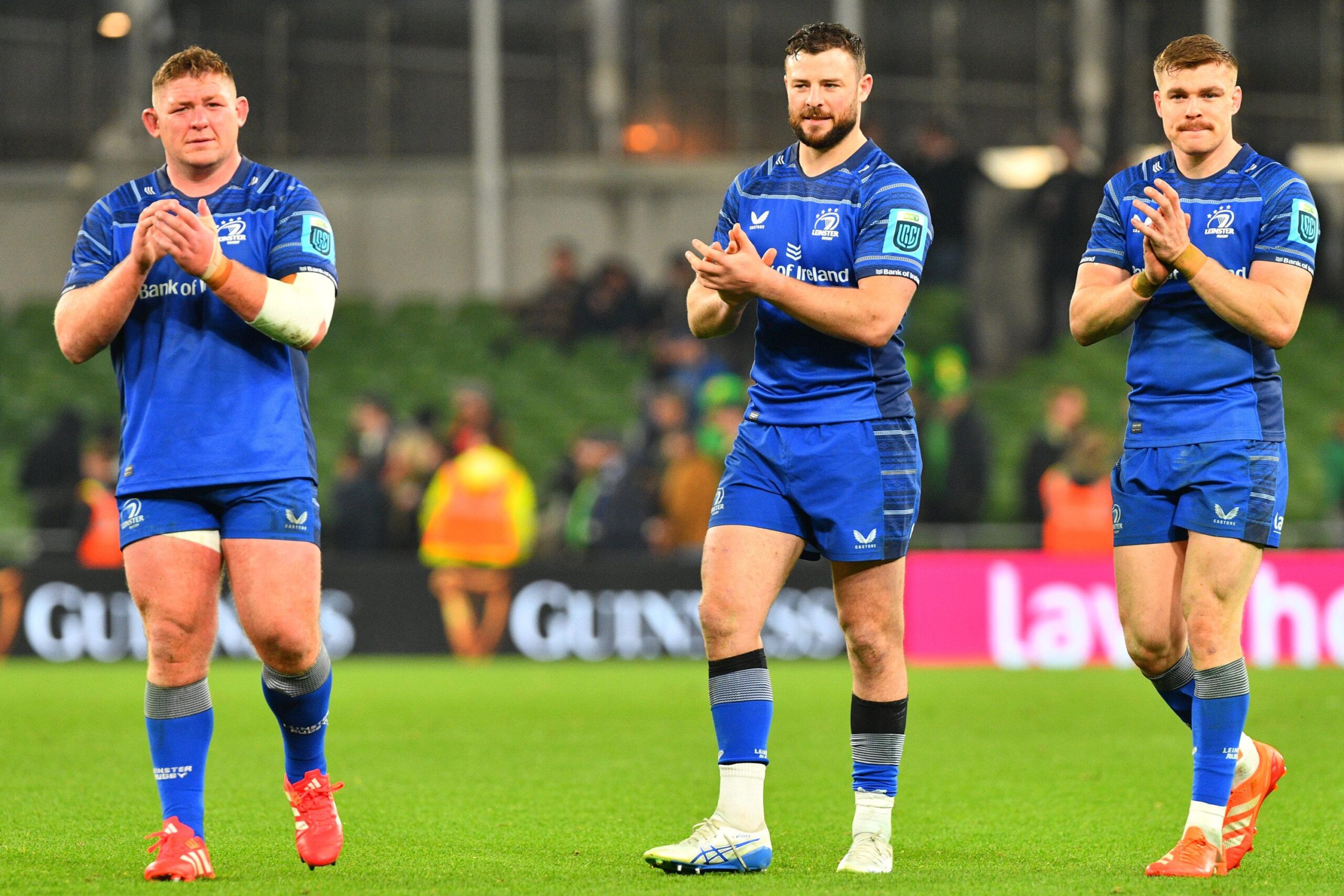 Leinster, Northampton, Champions Cup, Rugby, Dublin, Henshaw, Ringrose, Sheehan, Furlong, Healy, Slimani, Jordie Barrett, Alex Mitchell, Fin Smith, Henry Pollock, XV de la Rose, XV de départ, kadro, maç, yarı final, İngiliz takımı, Rabah Slimani, All-Black, İrlanda takımı,Rugby maçı, Şampiyonlar Ligi
