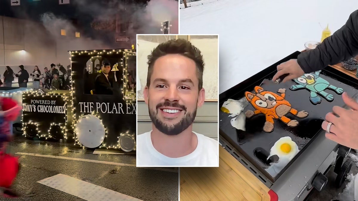 Oregon baba, Mason Smith, Dad Social, TikTok, DIY projeleri, aile projeleri, toplum projeleri, viral videolar, yer altı trambolini, çocuk kampı, Polar Express Noel geçit töreni arabası, basketbol sahası yenileme, ebeveynlik, pozitif içerik, baba influencer, babalar, kız çocuklarıyla cumartesi, topluma geri verme, okul yenilemeleri, tarihler, doğum günü partisi fikirleri, mücevher yapımı, dondurma istasyonu, Disney temalı pankekler, çocukluk anıları, ilham, küçük projeler, aile zamanı, Fox News, Fox & Friends
