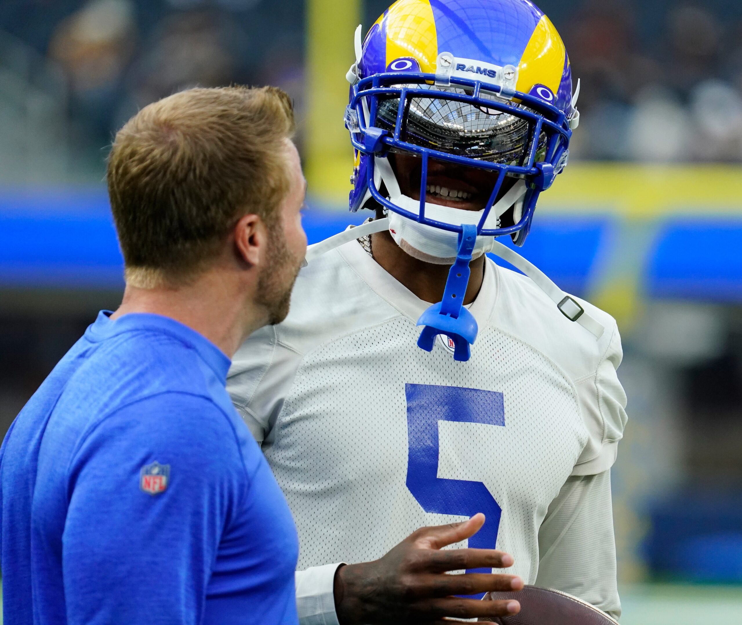 Jalen Ramsey, Los Angeles Rams, Miami Dolphins, Sean McVay, NFL trade, cornerback, Ahkello Witherspoon, Super Bowl 56, NFL power rankings, trade rumors, NFL 2025
