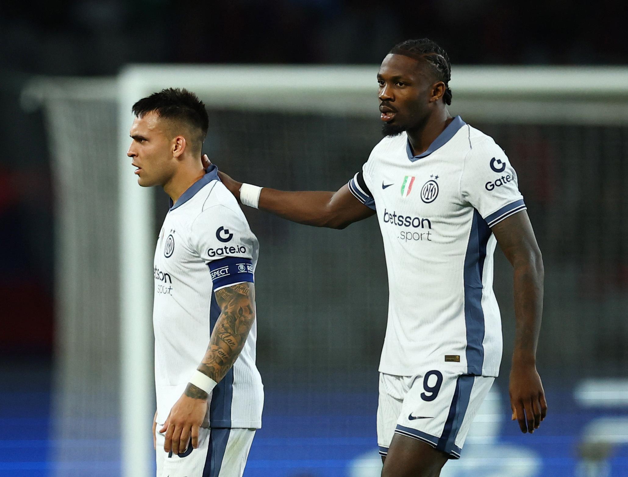 Inter Milan, FC Barcelona, Şampiyonlar Ligi, yarı final, rövanş maçı, Lautaro Martinez, Marcus Thuram, ilk onbir, San Siro, Bisseck, Acerbi, Bastoni, Dumfries, Barella, Calhanoglu, Mkhitaryan, Di Marco, Sommer, Yamal, Raphinha, Olmo, Pedri, De Jong, Lewandowski, Koundé, Balde, Szczesny, Garcia, Cubarsi, Martinez, Martin, Ferran Torres, futbol, maç tahmini, kadrolar
