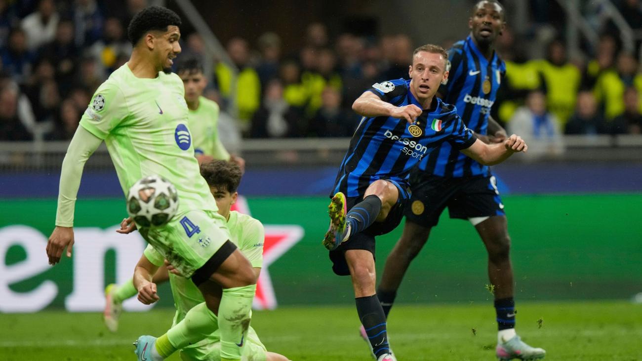Şampiyonlar Ligi, Inter Milan, Bayern Münih, Hansi Flick, FC Barcelona, Davide Frattesi, Lautaro Martinez, Hakan Calhanoglu, Francesco Acerbi, Eric Garcia, Dani Olmo, Raphinha, Şampiyonlar Ligi Finali, Futbol, Maç Özeti, Spor Haberleri, Inter-Barcelona, Futbol Maçı, Uzatma, Goller, Maç Sonucu
