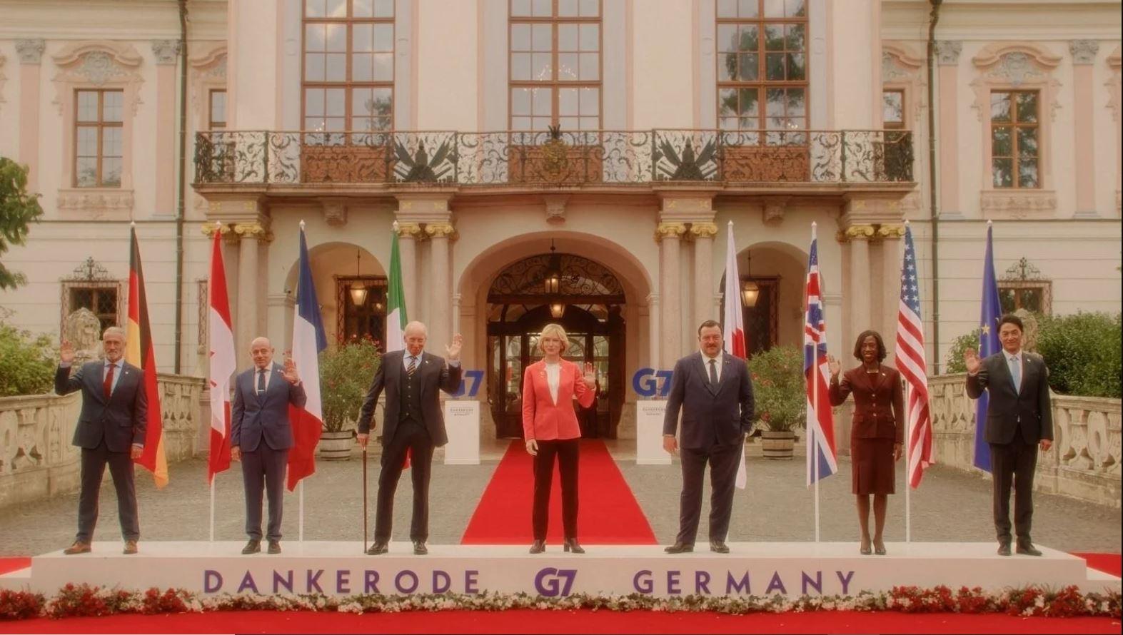 Film, Rumours, Guy Maddin, Cate Blanchett, Denis Ménochet, G7, Dankerode, Politika, Satir, Korku, Komedi, Eleştiri, Uluslararası Zirve, Demokrasi, Sinema
