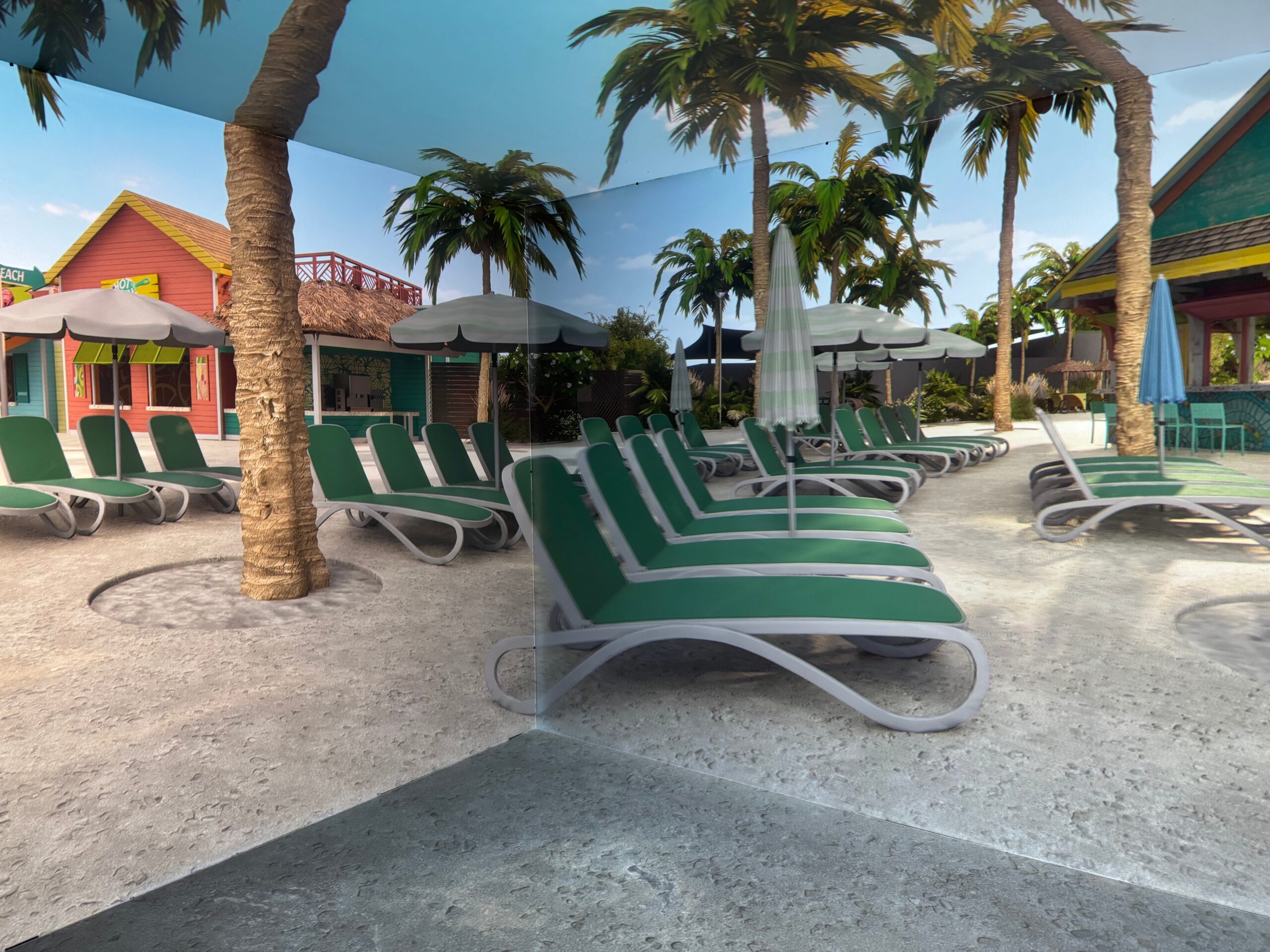 Miami, Bahamalar, Royal Caribbean, Royal Beach Club Paradise Island, CAVE, Sanal Gerçeklik, VR, Gemi Tasarımı, Gemi İnşaatı, İnovasyon, Kruvaziyer, Lüks Seyahat, Tatil, Alix Loiseau, Kara Wallace, 3D, Unreal Engine, Pazarlama, Anket, Gemi, Destinasyon, Sanal Tur, Mimar, Yeni Gemi, Tasarım, Model, Test, Konfor, Sandalye, Deniz Tabanı, Kumsal, Tatil Köyü, Teknoloji, Turizm, Seyahat, USA TODAY, Nathan Diller
