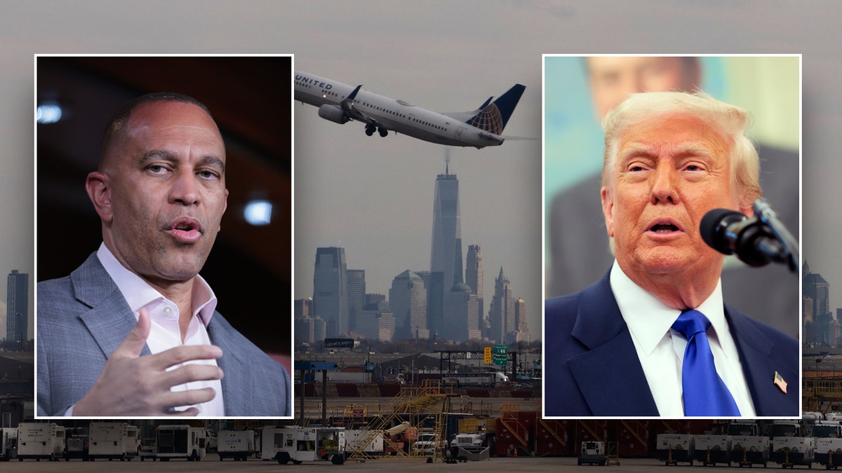 Hakeem Jeffries, Donald Trump, FAA, Newark Airport, uçak rötarı, havaalanı, ulaşım, Sean Duffy, teknoloji, ABD siyaseti, Demokratlar, Cumhuriyetçiler, altyapı, Amerika Birleşik Devletleri, haberler, political news, havacılık, ulaşım bakanlığı, Ulaştırma ve Altyapı Komitesi
