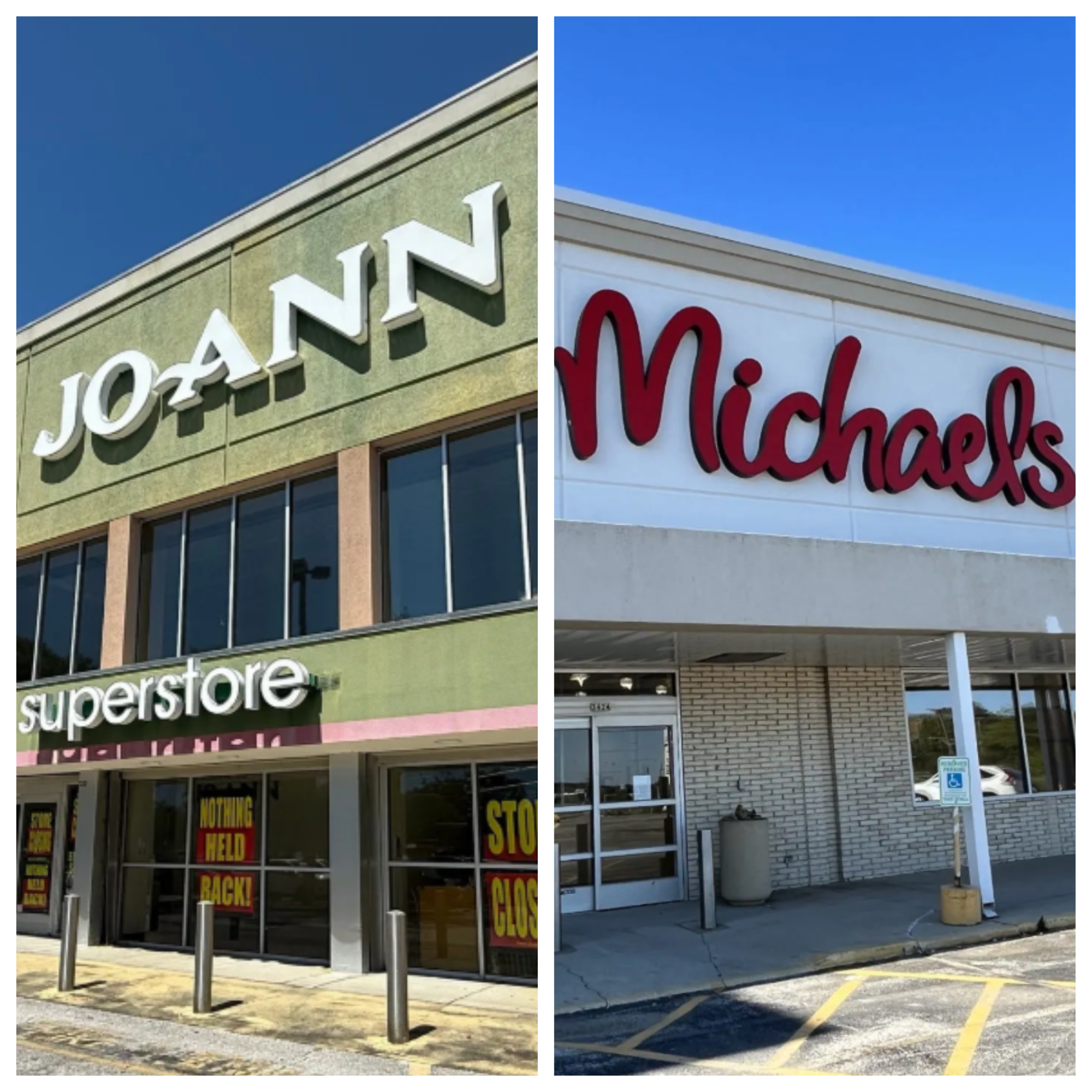 Michaels, Joann, el sanatları, kumaş, iflas, mağaza kapanışı, perakende, Hobby Lobby, Walmart, Target, çevrimiçi alışveriş, bağımsız mağazalar, indirim mağazaları, zanaat endüstrisi, TikTok, Instagram, satışlar, tüketici, Numerator, ABD Bugün