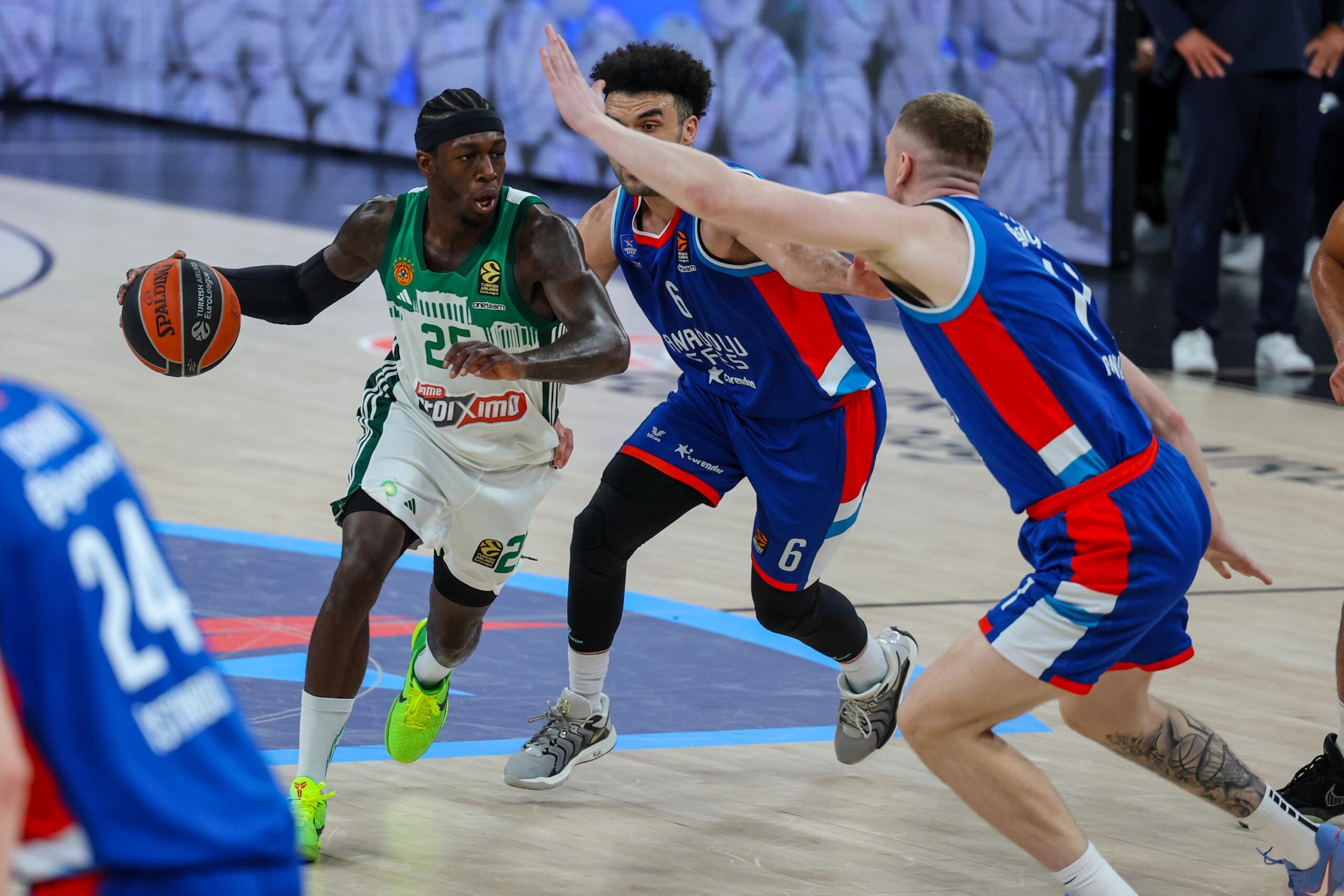 Panathinaikos, Avrupa Basketbol Şampiyonu, Final Four, Efes İstanbul, Basketbol, Atina, Fenerbahçe, Olympiakos, Monaco, FC Barcelona, Abou Dhabi, maç, zafer, yarı final, basketbol turnuvası, basketbol ligi, basketbol haberleri
