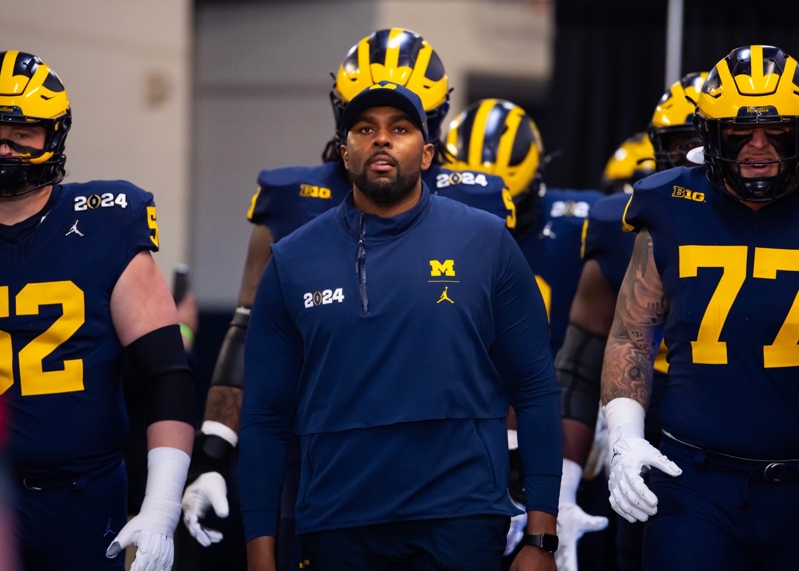Michigan football, Sherrone Moore, Santa Ono, Florida football, NCAA violations, Connor Stalions, Jim Harbaugh, college football, win at all costs, cheating, suspensions, Big Ten, national championship, Billy Napier, Jaden Rashada, NIL lawsuit
