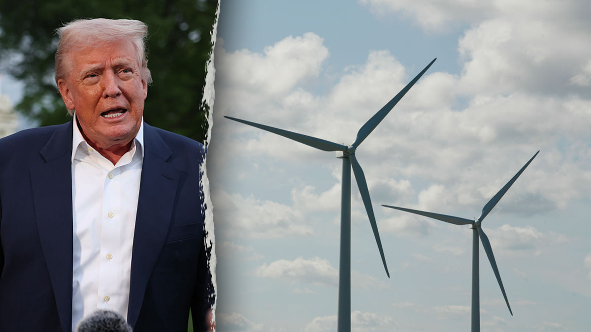 Başkan Donald Trump, yürütme emri, açık deniz rüzgar enerjisi, rüzgar gücü, izin uygulamaları, District of Columbia, eyaletler, dava, ticaret bakanı, içişleri bakanı, yasal eksiklikler, federal rüzgar enerjisi incelemeleri, iş kaybı, ekonomik etkiler, enerji üretimi, Massachusetts, yeşil işler, Andrea Joy Campbell, iç enerji, Taylor Rogers, Fox News Digital, Demokrat başsavcılar, Amerika'nın enerji hakimiyeti, Rob Bonta, California başsavcısı, temiz enerji girişimleri, Phil Murphy, New Jersey valisi, %100 temiz enerji, Peter Neronha, Rhode Island başsavcısı, iklim hedefleri, rüzgara saldırı, temiz enerji ilerlemesi.
