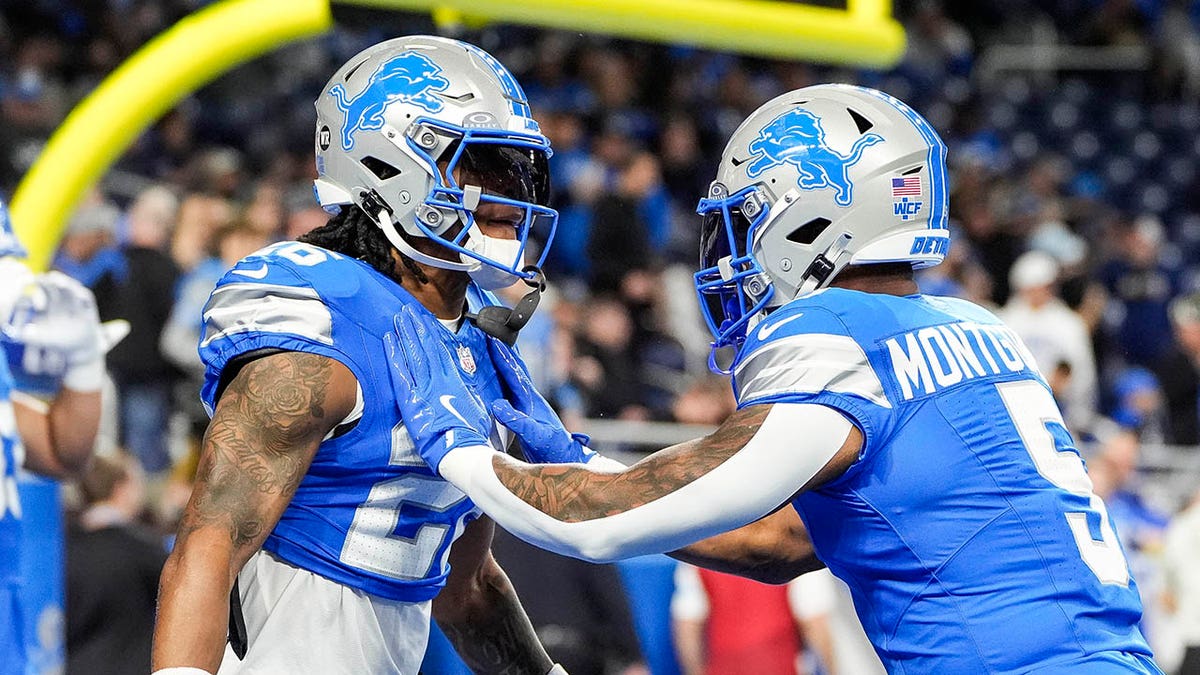 Detroit Lions, Süper Kupa, Barry Sanders, Jahmyr Gibbs, David Montgomery, NFL, Amerikan futbolu, Koşu oyunları, Hücum hattı, Dan Campbell, Tate Ratledge, Taylor Decker, Christian Mahogany, Frank Ragnow, Penei Sewell, Fox News Sports
