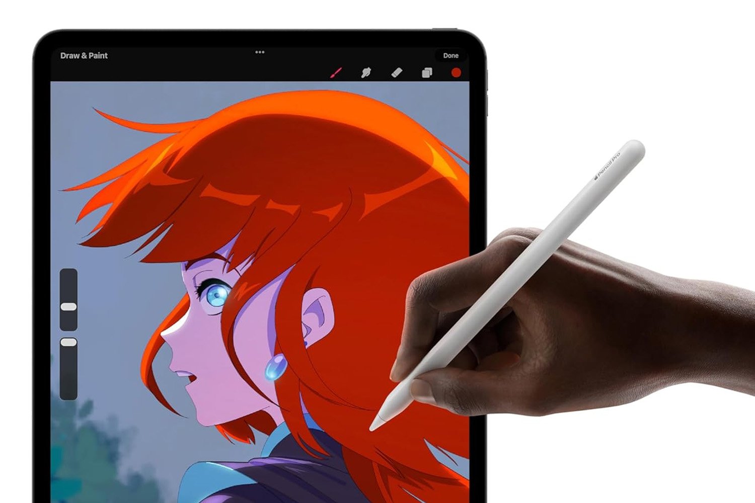 Elma Kalemi Pro, iPad kalemi, dijital çizim kalemi, iPad aksesuarı, indirim, Apple Pencil Pro, iPad Pro, Amazon, stylus, tablet kalemi, çizim, eskiz, not alma, dijital sanat, düşük gecikme, manyetik şarj, haptik geri bildirim, varil yuvarlama, sıkma fonksiyonu, fırça kontrolü, elma kalemi, Apple.
