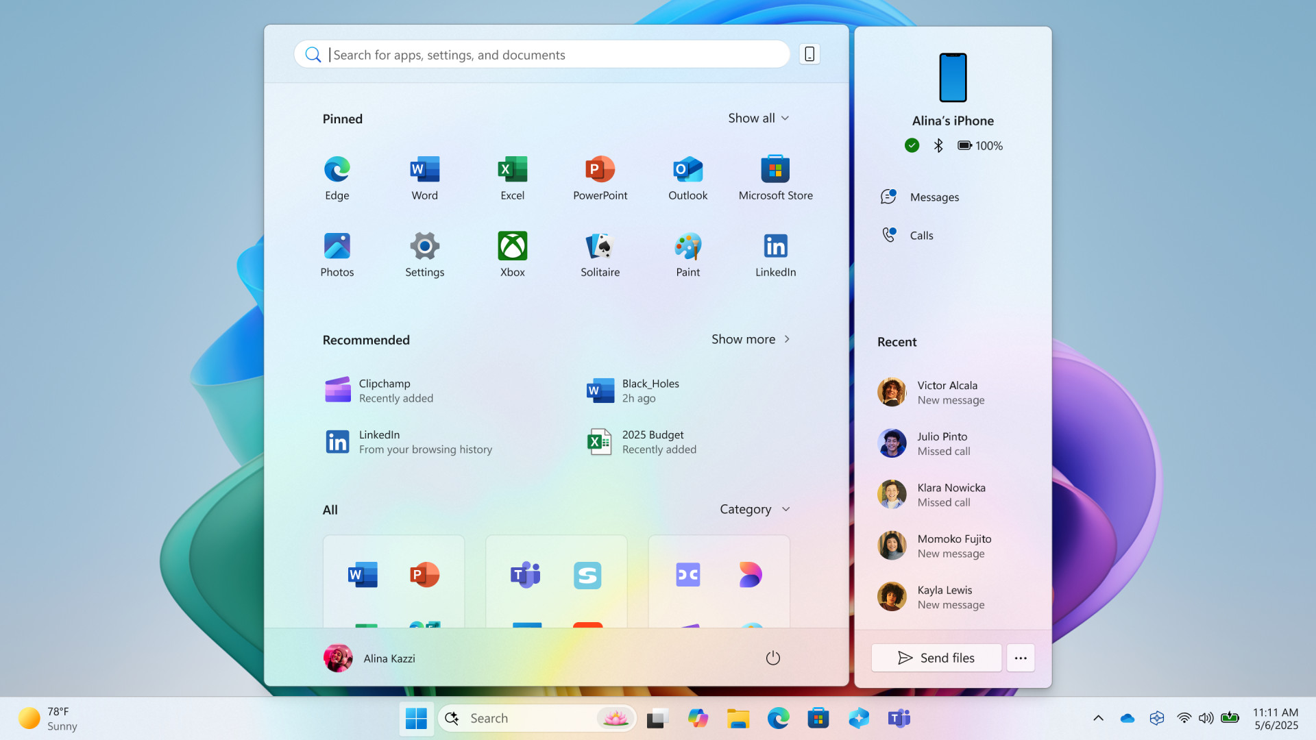 Windows 11, Başlat Menüsü, Microsoft, Snapdragon X, Copilot+ PC'ler, AI, Yapay Zeka, Telefon Bağlantısı, Windows Insider, PC för Alla, Yeni Nesil Windows, Güncelleme, Teknoloji Haberleri, İşletim Sistemi, Yazılım, Haberler, Telefon Entegrasyonu, Ayarlar Uygulaması, Windows Recall, Risk, Kapalı, Telefon Arkadaşı, Başlat Menüsü Tasarımı, Yapay Zeka Araçları, Yeni Özellikler, Özerk Ayarlar, Uygulama Yönetimi, İsveççe, Çeviri, Yerelleştirme
