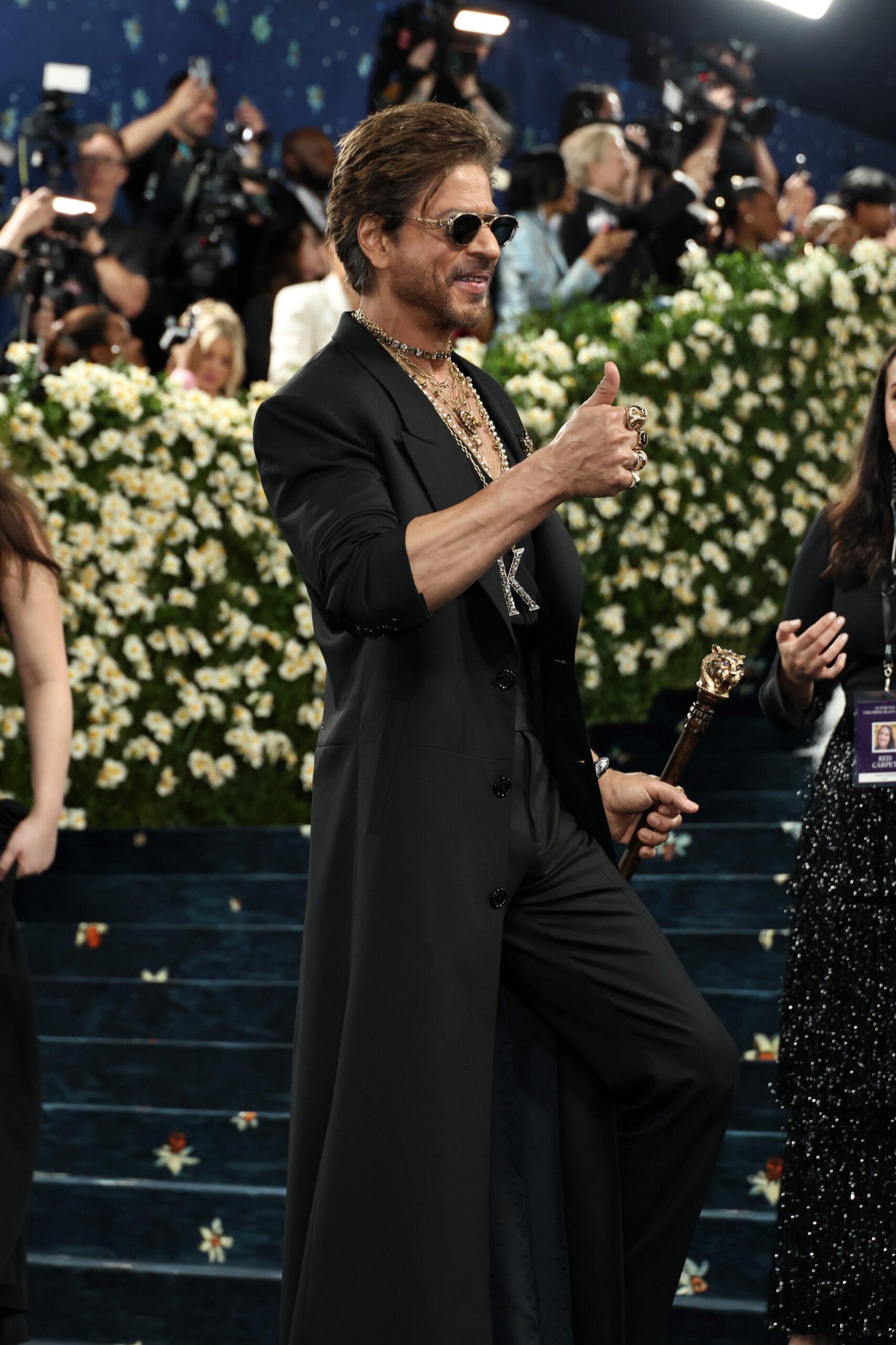 Shah Rukh Khan, King Khan, Met Gala, Sabyasachi Mukherjee, Bollywood, Indian cinema, red carpet, Vogue, Ego Nwodim, Teyana Taylor, Jeremy Franco, Diljit, Indian Premier League, Kolkata Knight Riders, Padma Shri, Ordre des Arts et des Lettres, Legion of Honour, World Economic Forum Crystal Award, Leicester Square, DDLJ, Dilwale Dulhaniya Le Jayengay, Kabhi Khushi Kabhi Gham, Devdas, Kal Ho Na Ho, Veer Zaara, Red Chillies Entertainment, celebrity, fashion, representation, India, Pakistan, tension.