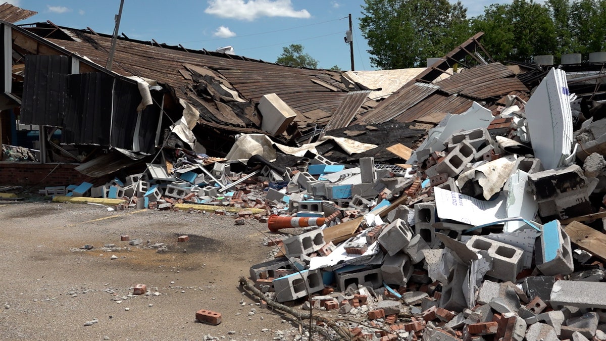 Selmer, Tennessee, tornado, EF-3, damage, McNairy County, Emergency Management Agency, Jesus Cares Thrift Store, Mayor Sherry Inman, tiny homes, debris, landfill, Jamarcus McGowan, Jaleiya Bryant-McGowan, Brittany Bryant, Dodge Charger, car repair, disaster relief, storm damage, tornado alley, southeast, storm shelters
