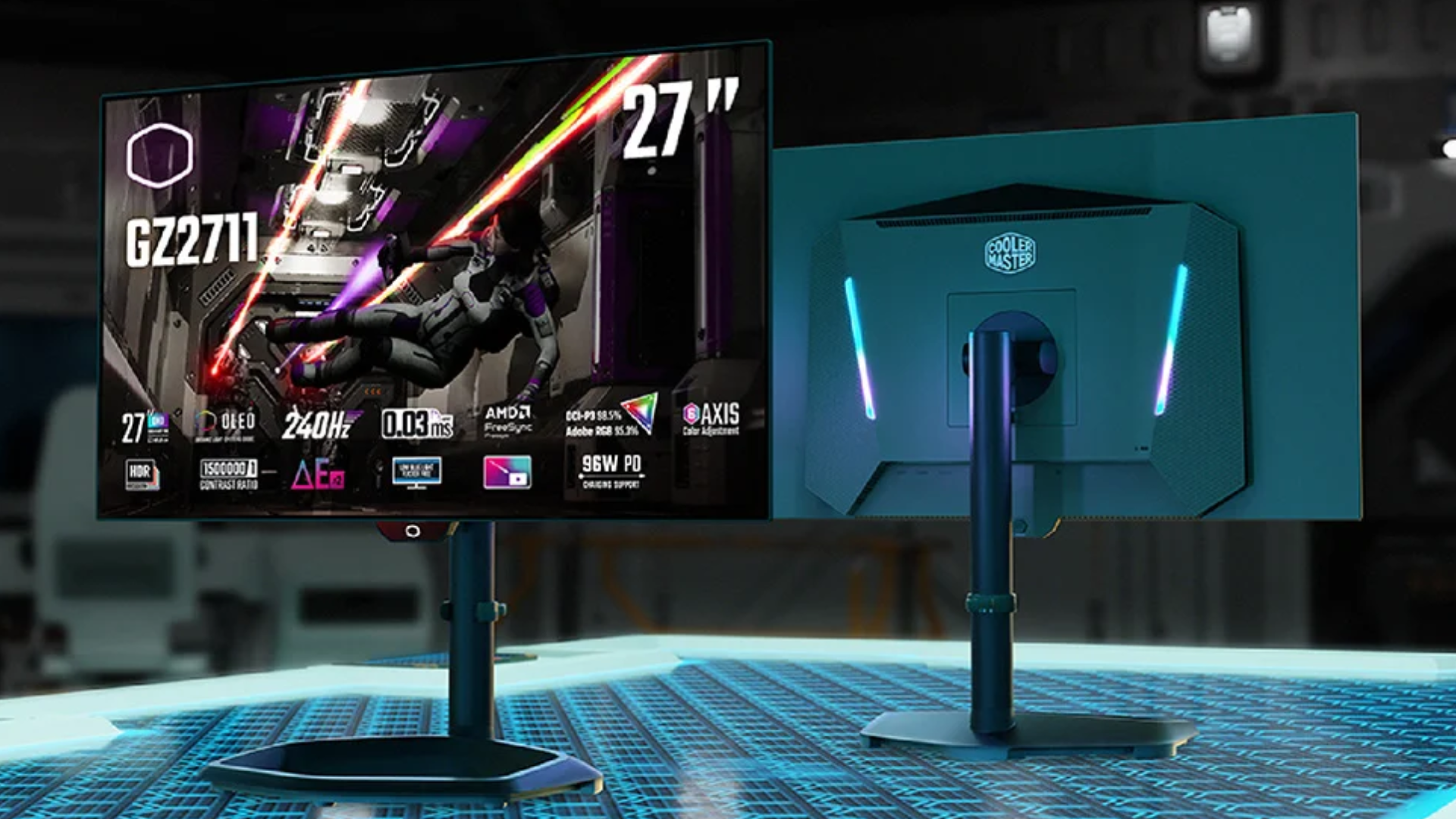 OLED gaming monitor, Cooler Master Tempest GZ2711, 27-inch monitor, 1440p monitor, 240Hz monitor, cheap OLED monitor, eBay deal, Focus Camera, USB-C monitor, gaming laptop monitor, best gaming monitors, PCWorld, Michael Simon, technology journalism, monitor review
