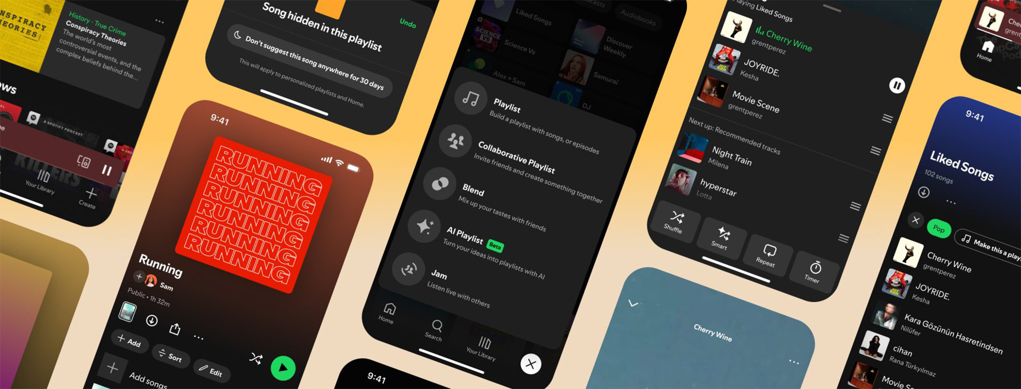 Spotify, müzik, dinleme, tekrarlama, çalma listesi, özellik, erteleme, snooze, öneri, Premium, abonelik, gizle, şarkı, M3
