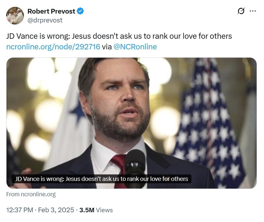 Papa Leo XIV, Donald Trump, JD Vance, Katolik Kilisesi, ABD, göç politikası, sosyal medya, Kardinal Robert Francis Prevost, Papa Francis, Vatikan, siyaset, din, Amerikan Papa, Katolik öğretisi, Kilmar Abrego Garcia, El Salvador, Chicago, Truth Social, X (Twitter)
