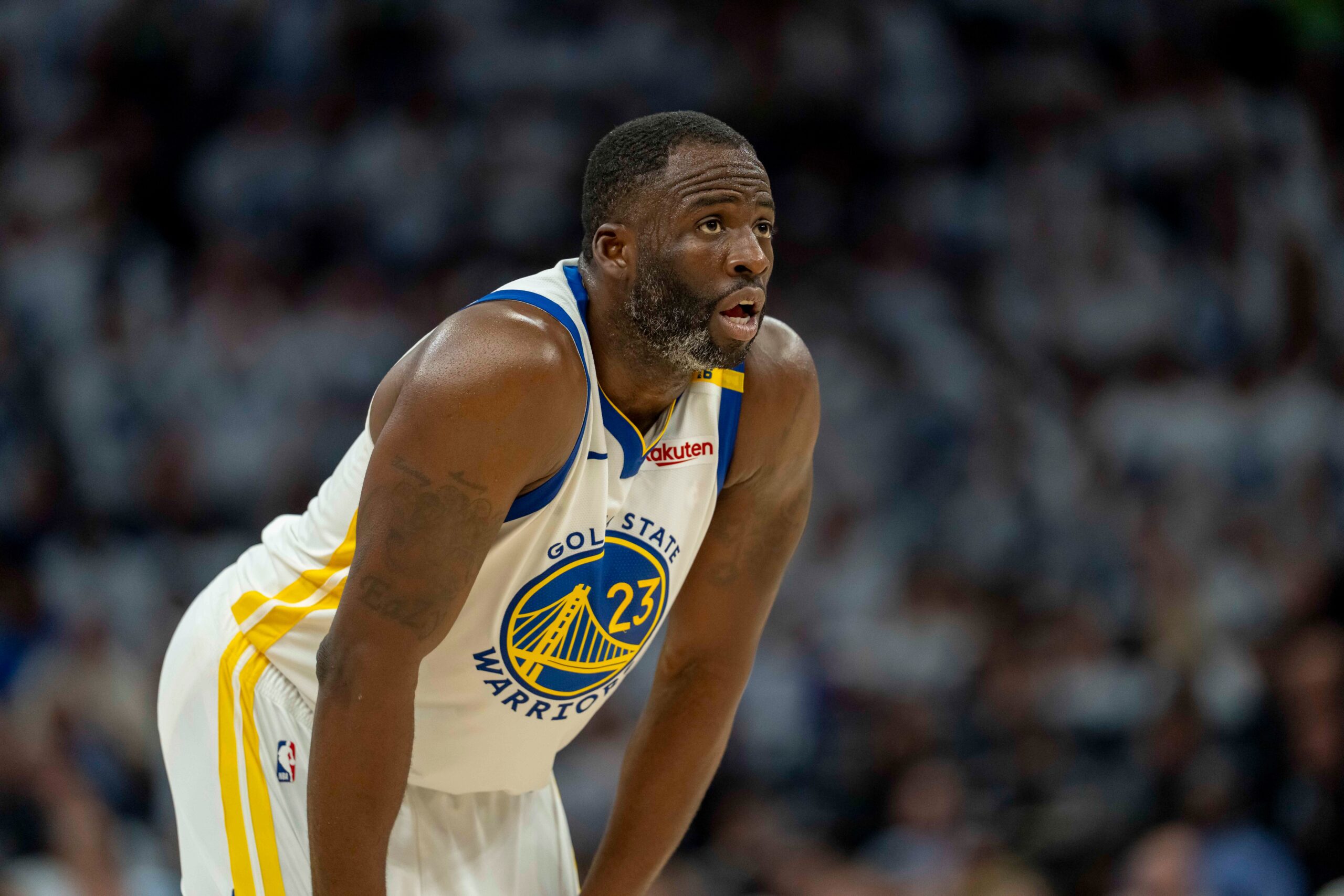 Draymond Green, teknik faul, NBA playoffları, Golden State Warriors, Minnesota Timberwolves, Naz Reid, Stephen Curry, Steve Kerr, süspansiyon, Jusuf Nurkić, öfke, ırkçılık, basketbol, spor, gündem, başarılı, eğitimli, siyah adam, USA TODAY
