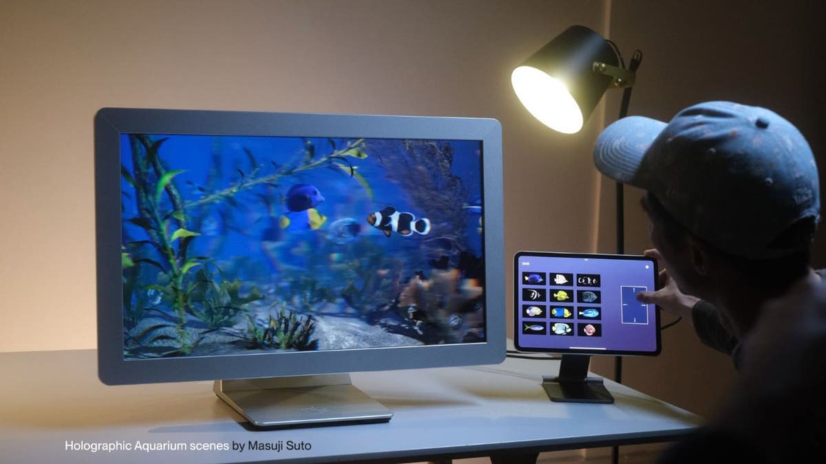 3D ekran, ışık alanı ekranı, gözlüksüz 3D, başlıksız 3D, Looking Glass 27, üç boyutlu görüntüleme, sanal gerçeklik, artırılmış gerçeklik, 3D prototip, işbirliği, eğitim, tıp, tasarım, görselleştirme, teknoloji, inovasyon, 5K çözünürlük, Super Multi View, Shawn Frayne, Unity, Unreal Engine, WebXR, 3D yazdırma, 3D uygulamaları, iOS, CyberGuy, Kurt Knutsson
