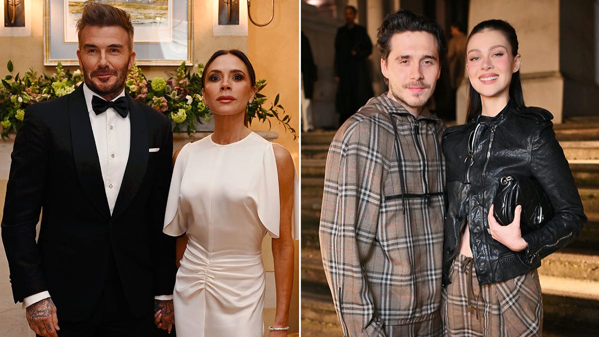 David Beckham, Victoria Beckham, Brooklyn Beckham, Nicola Peltz, birthday, celebration, feud, family rift, tension, rumors, social media, relationship, disappointment, parents, wedding, dress, designer, Cosmopolitan, Variety, Fox News, entertainment news

