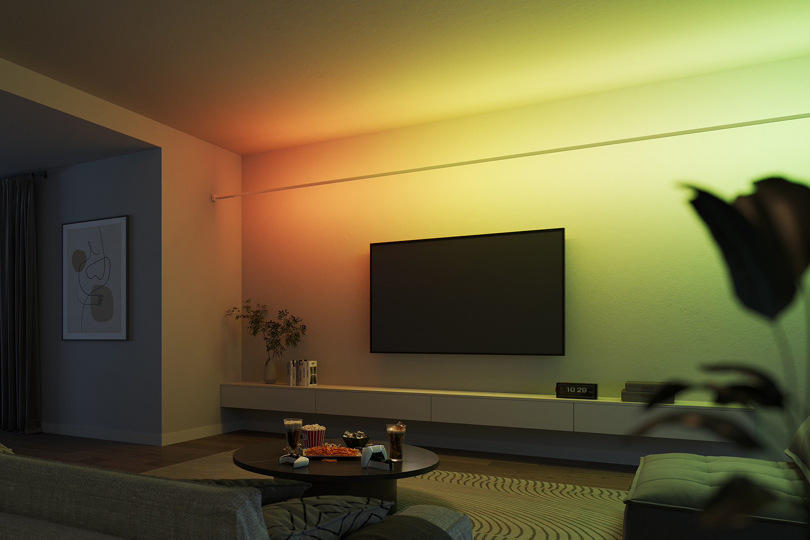 akıllı aydınlatma, Govee, Skyline Kit, LED şerit ışık, akıllı ev, inceleme, kurulum, RGBWWIC, aydınlatma, accent aydınlatma, TechHive, Christopher Null

