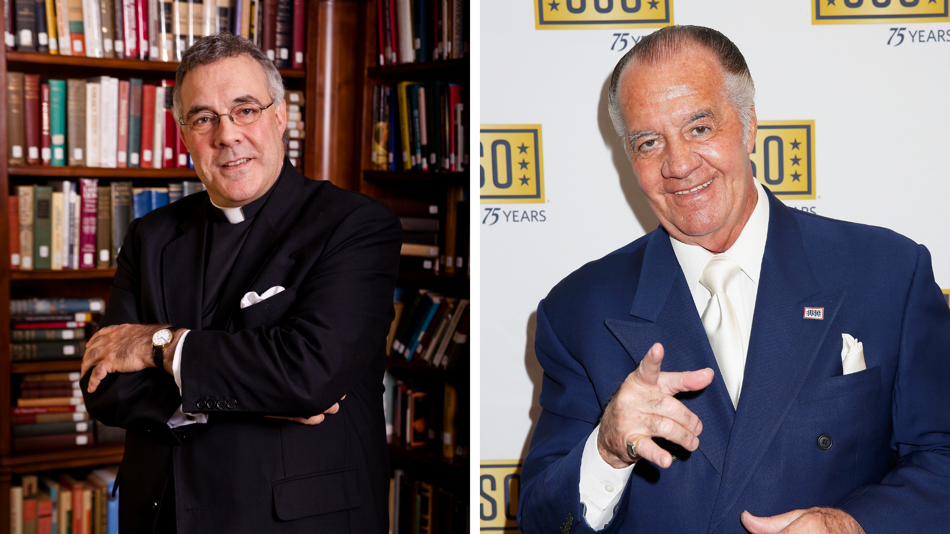 Tony Sirico, Robert Sirico, Sopranos, Paulie Walnuts, Cardinal, Pope, Conclave, Acton Institute, Italian American, Brooklyn, Bensonhurst, East Flatbush, Religion, HBO, Mafia, Funeral, Redemption, Catholic, Los Angeles Times
