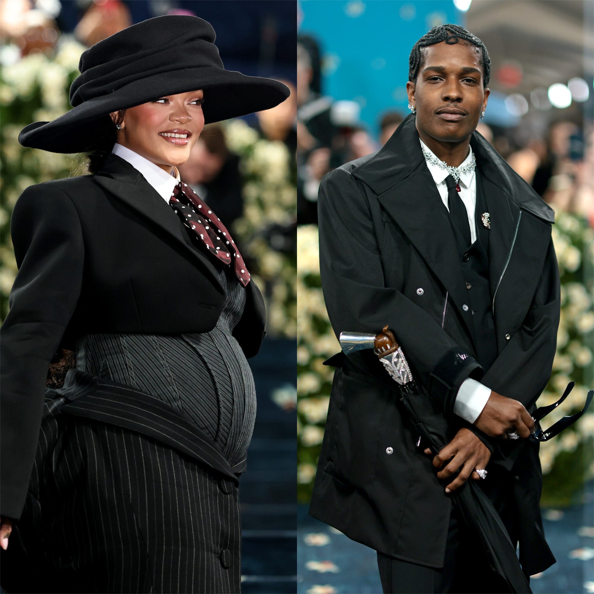Rihanna, A$AP Rocky, Met Gala, hamilelik, bebek ismi, RZA Athleston Mayers, Riot Rose, moda, ünlüler, röportaj, Anna Wintour, Late Night with Seth Meyers, Taylor Ardrey.
