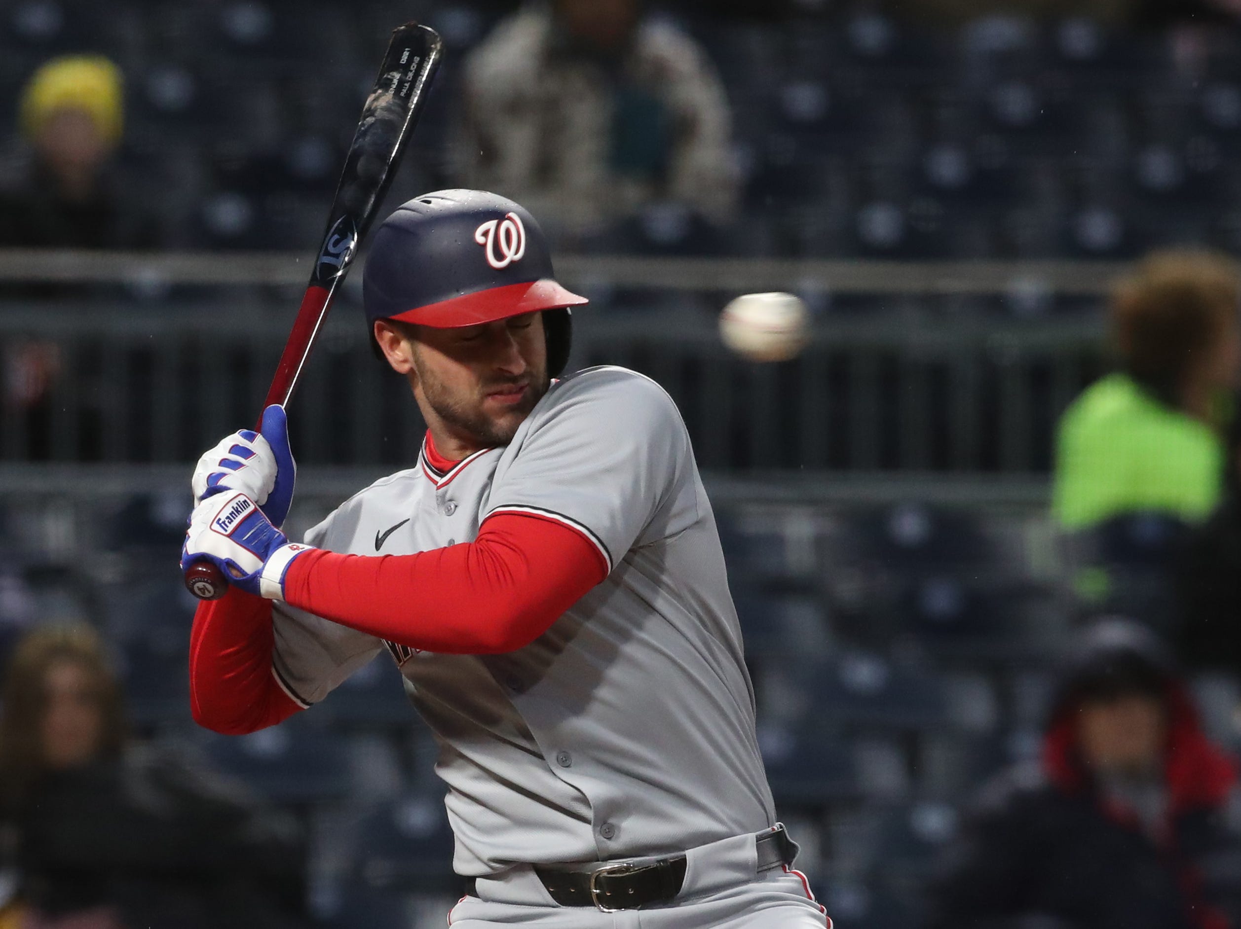 Paul DeJong, Washington Nationals, baseball, hit-by-pitch, injury, Mitch Keller, Pittsburgh Pirates, facial fracture, recovery, Kevin Pillar, return to play, MLB, baseball injury, sports medicine, mental health, sports psychology
