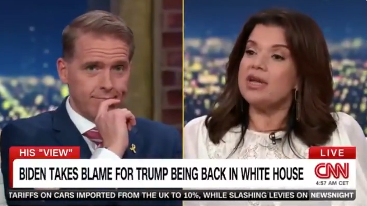 Scott Jennings, Ana Navarro, Joe Biden, Kamala Harris, The View, CNN, political commentary, media criticism, journalism, reporting, 