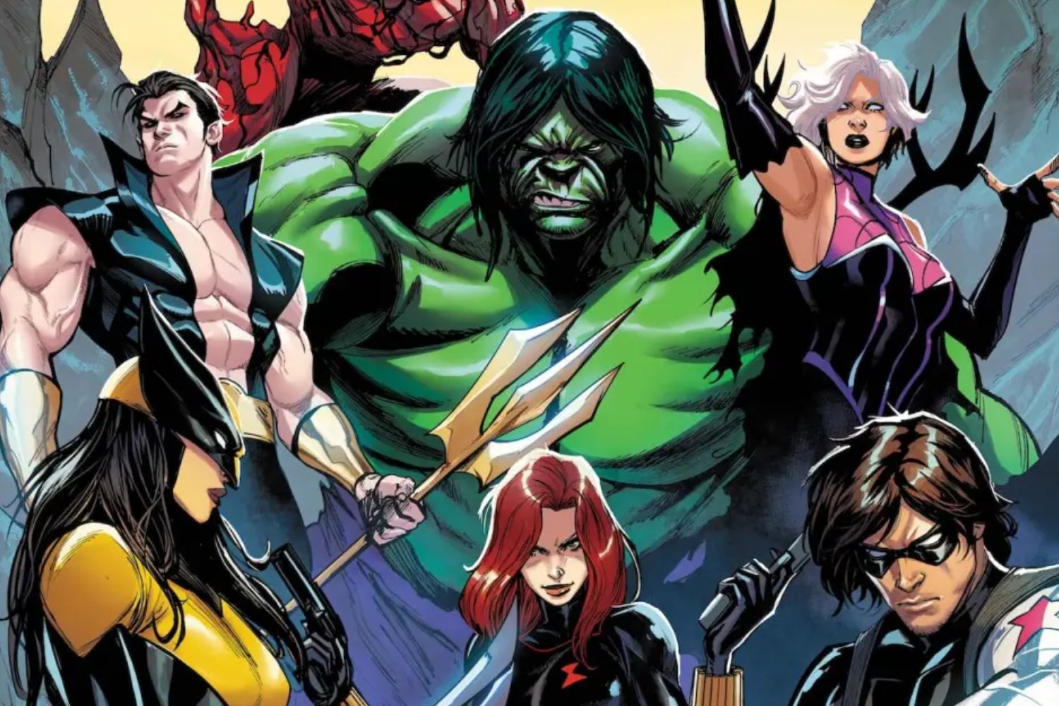 New Avengers, Yeni Avengers, Marvel Comics, Çizgi Roman, Bucky Barnes, Revolution, Kara Dul, Black Widow, Wolverine Laura Kinney, Carnage, Eddie Brock, Hulk, Clea Strange, Namor, Killuminati, Sam Humphries, Ton Lima, Yeni Thunderbolts, Avengers, Süper Kahramanlar, Marvel Evreni, çizgi roman incelemesi, çizgi roman haberleri
