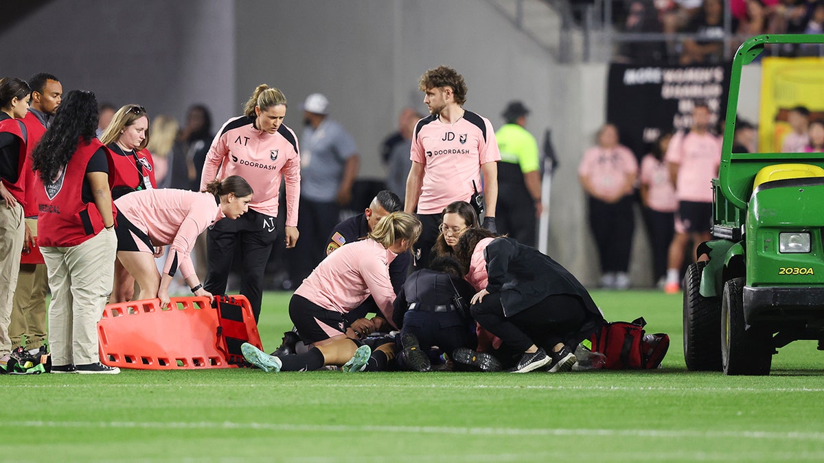 NWSL, Savy King, Angel City, Utah Royals, medical event, soccer, injury, CPR, AED, Alex Loera, Jimmy Coenraets, sports news
