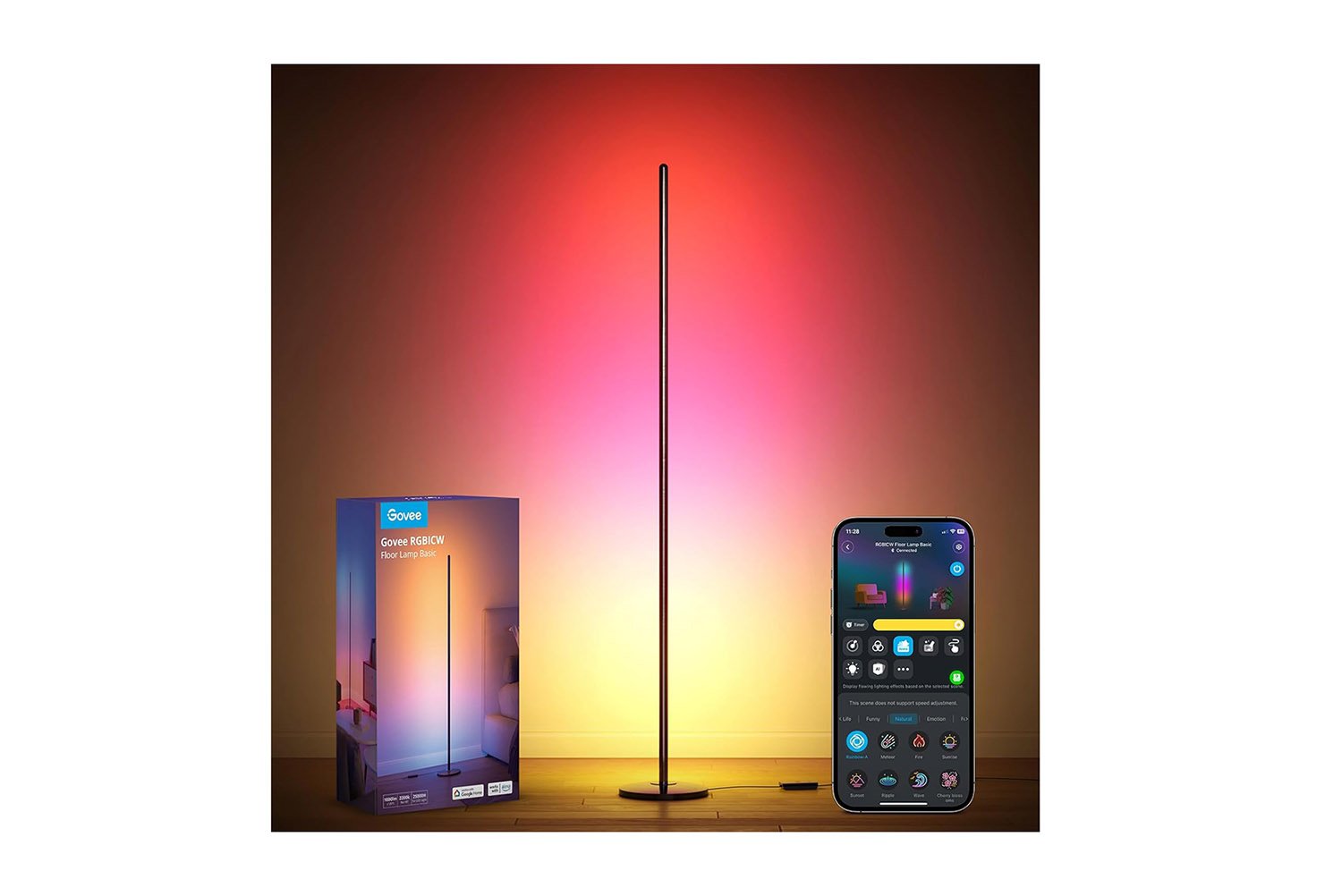 akıllı lamba, RGBIC zemin lambası, Govee, akıllı aydınlatma, ev aydınlatması, indirim, Amazon, fırsat, Alexa, Google Assistant, uygulama kontrolü, renk değiştirme, ambiyans, dekorasyon, minimalist tasarım, müzik senkronizasyonu, DIY modu, akıllı ev, Prime Day, Black Friday

