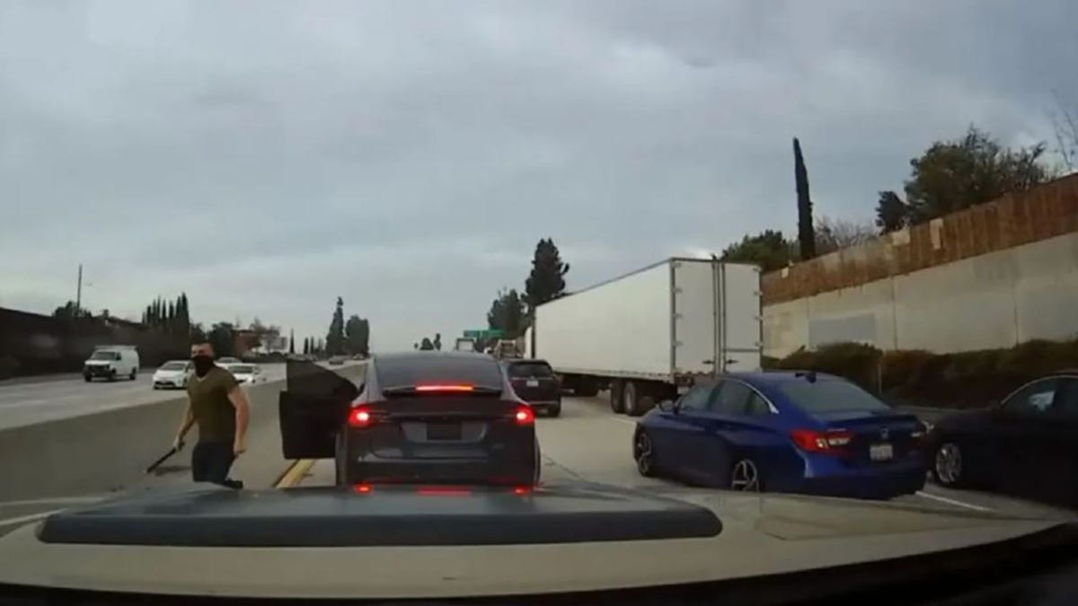 Tesla sürücüsü, yol öfkesi, Nathaniel Radimak, saldırı, Hawaii, Honolulu, Kaliforniya, cezaevi, şartlı tahliye, suç, motorlu taşıt, Oregon plakası, Waikiki, şiddet, yaşlı istismarı, suç tehditleri, boru, Fox News, Louis Casiano, Associated Press
