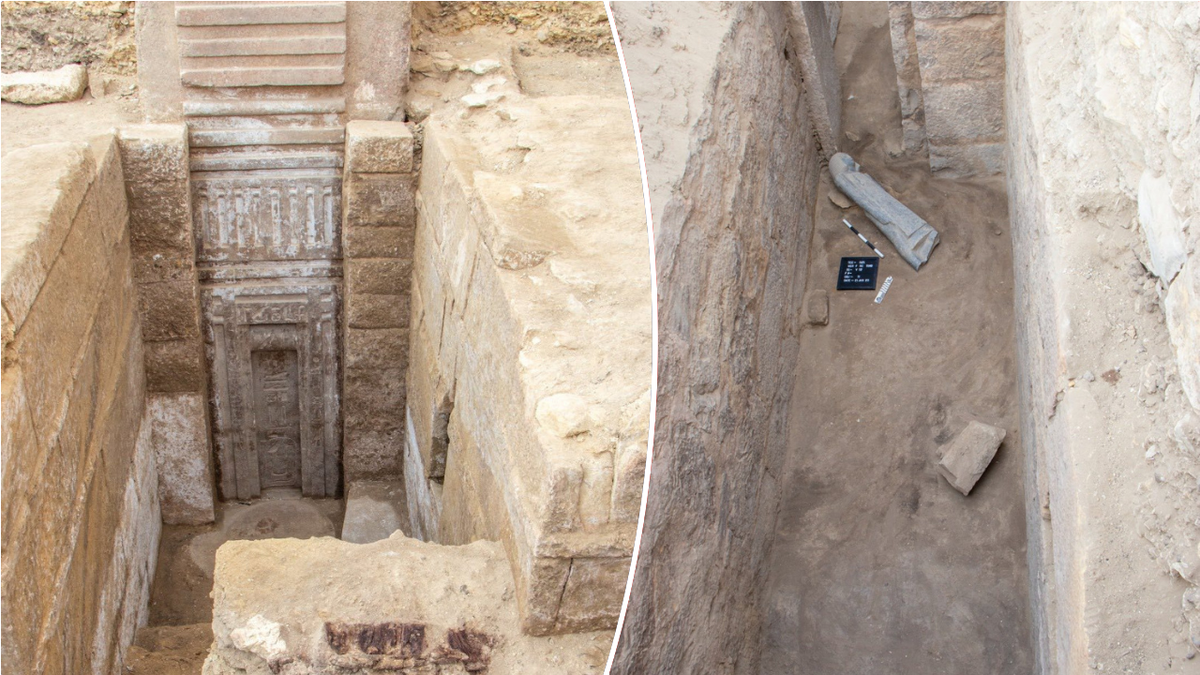 Arkeoloji, Mısır, Saqqara, Kraliyet Mezarı, Prens Userefre, Kral Userkaf, Beşinci Hanedan, Pembe Granit, Hiyeroglif, Heykeller, Tarihi Keşif, Turizm, Antik Mısır Medeniyeti, Kazı, Giza, Mısır Turizm ve Eski Eserler Bakanlığı
