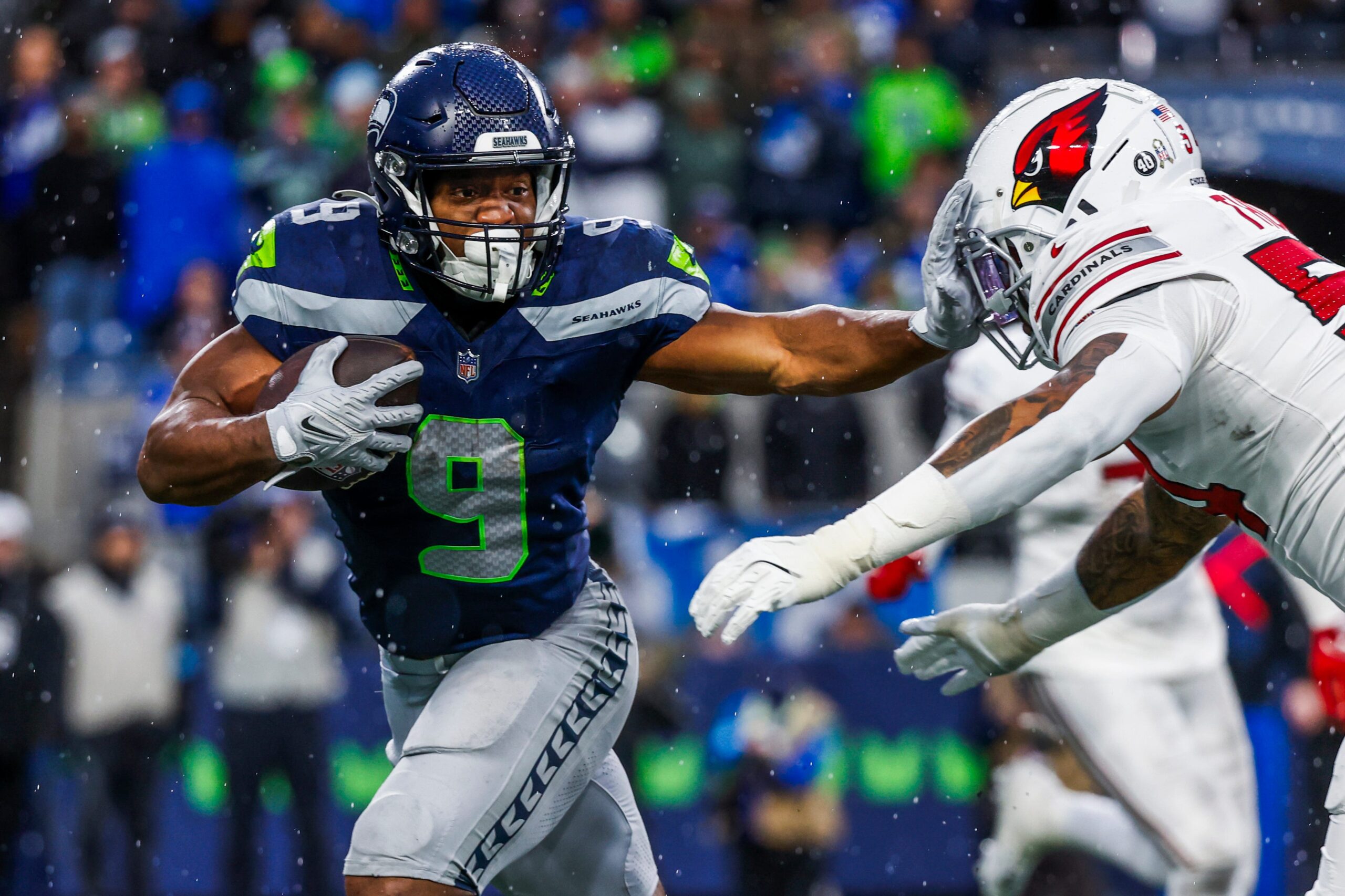 Seattle Seahawks, 2025 NFL season, NFL predictions, Seahawks record prediction, NFC West, Sam Darnold, Klint Kubiak, Geno Smith trade, DK Metcalf trade, Cooper Kupp, Marquez Valdes-Scantling, NFL Draft, Grey Zabel, Elijah Arroyo, Tory Horton, Seattle Seahawks schedule, USA TODAY Sports, NFL analysis, football, spor
