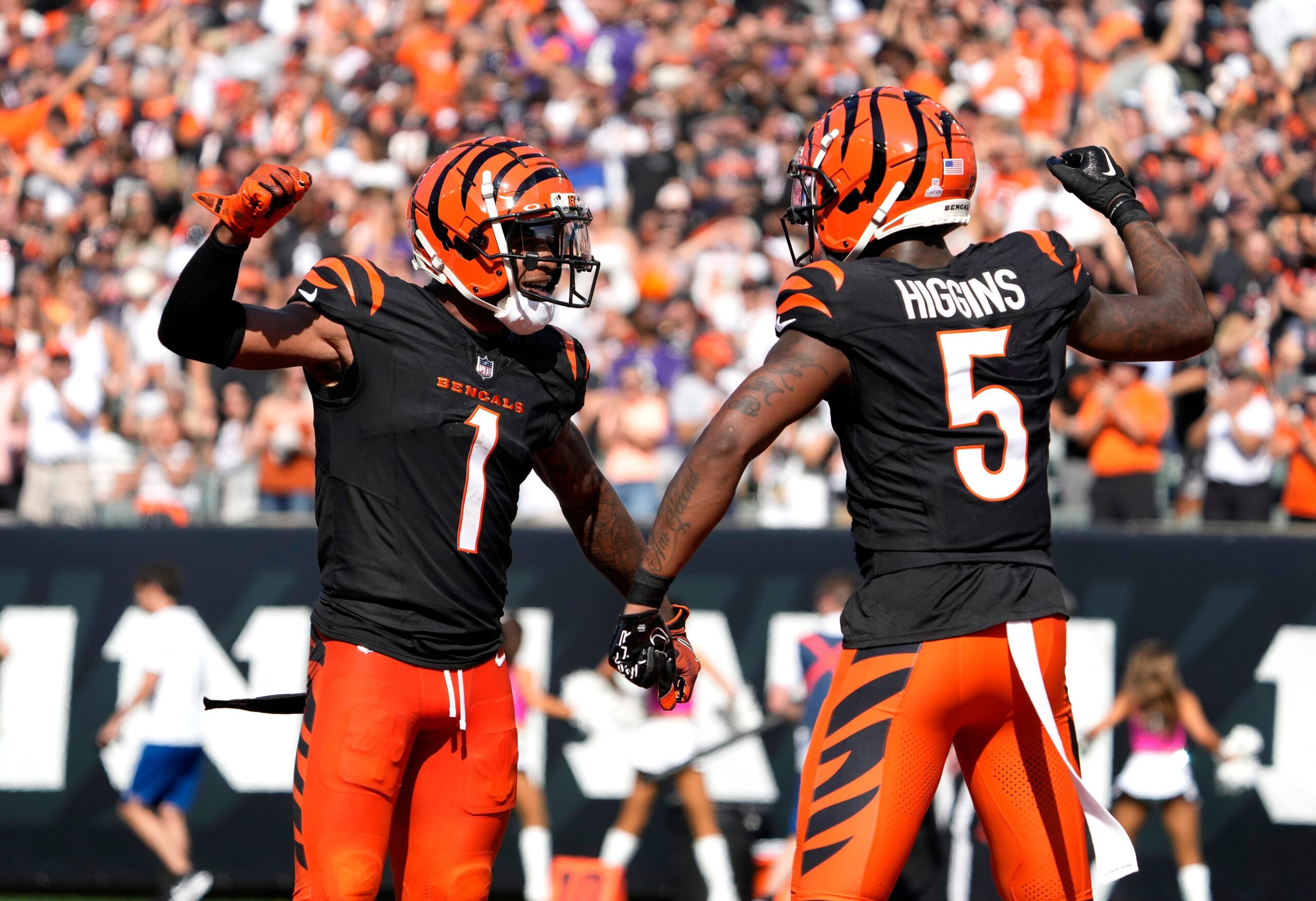 Cincinnati Bengals, 2025 NFL, Joe Burrow, Ja'Marr Chase, Tee Higgins, Al Golden, Shemar Stewart, NFL Draft, Super Bowl, AFC North, NFL Schedule, Football, Takım, Oyuncular, Maçlar, Haberler, Analiz, Tahminler, Cincinnati Bengals biletleri, Süper Kupa şansı, Savunma, Hücum, Kadro, Kontrat uzatmaları, Ticaret, Sakatlıklar, Rekabet, Playoff, Sezon özeti, Puan ortalaması, Defansif koordinatör, Trey Hendrickson, Ofansif hat, Chase Brown, Mike Gesicki

