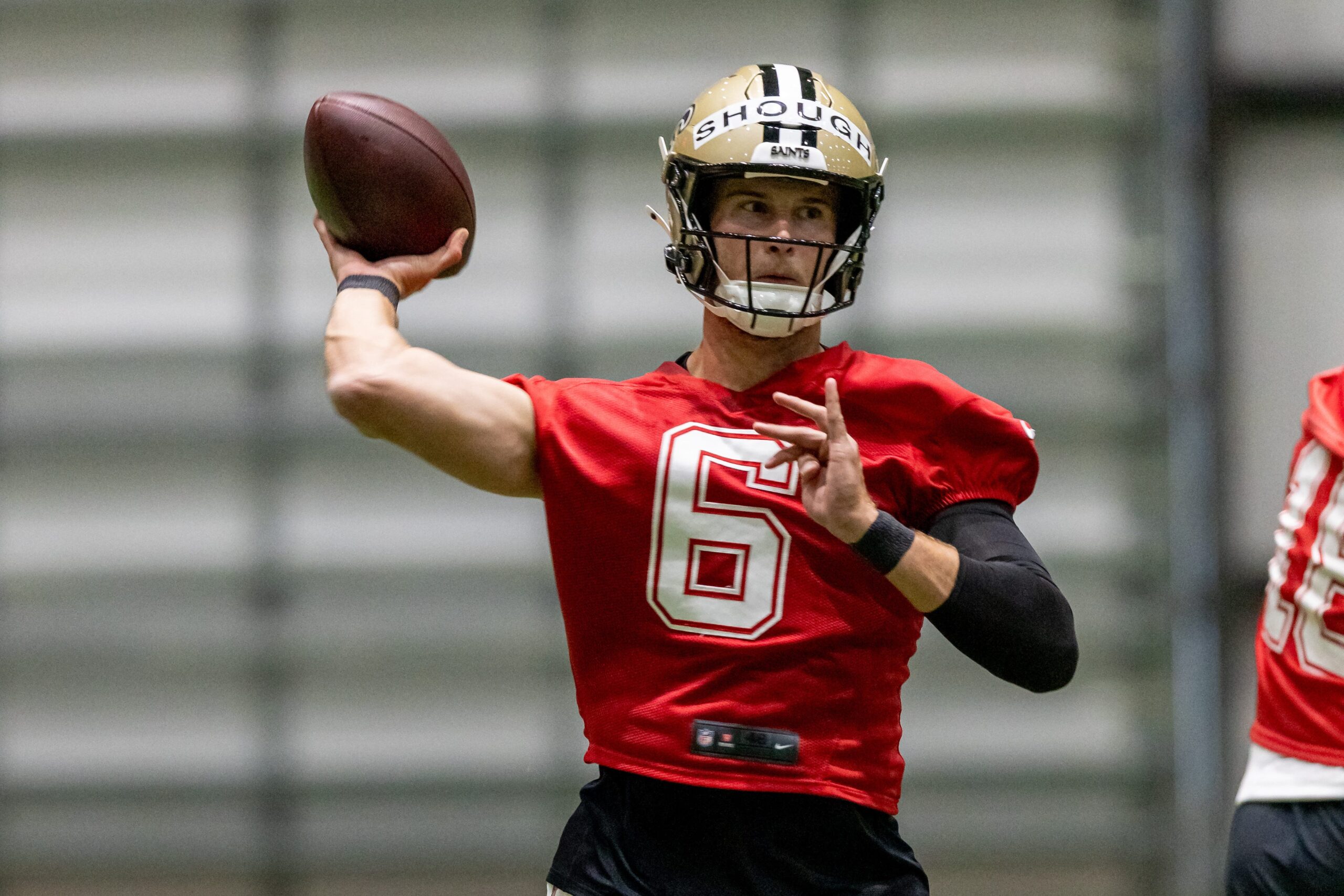 New Orleans Saints, 2025 NFL, Tyler Shough, Derek Carr, NFL prediction, Saints schedule, Mickey Loomis, Chris Olave, Alvin Kamara, NFL rebuild, USA TODAY Sports, Saints tickets, NFL season preview
