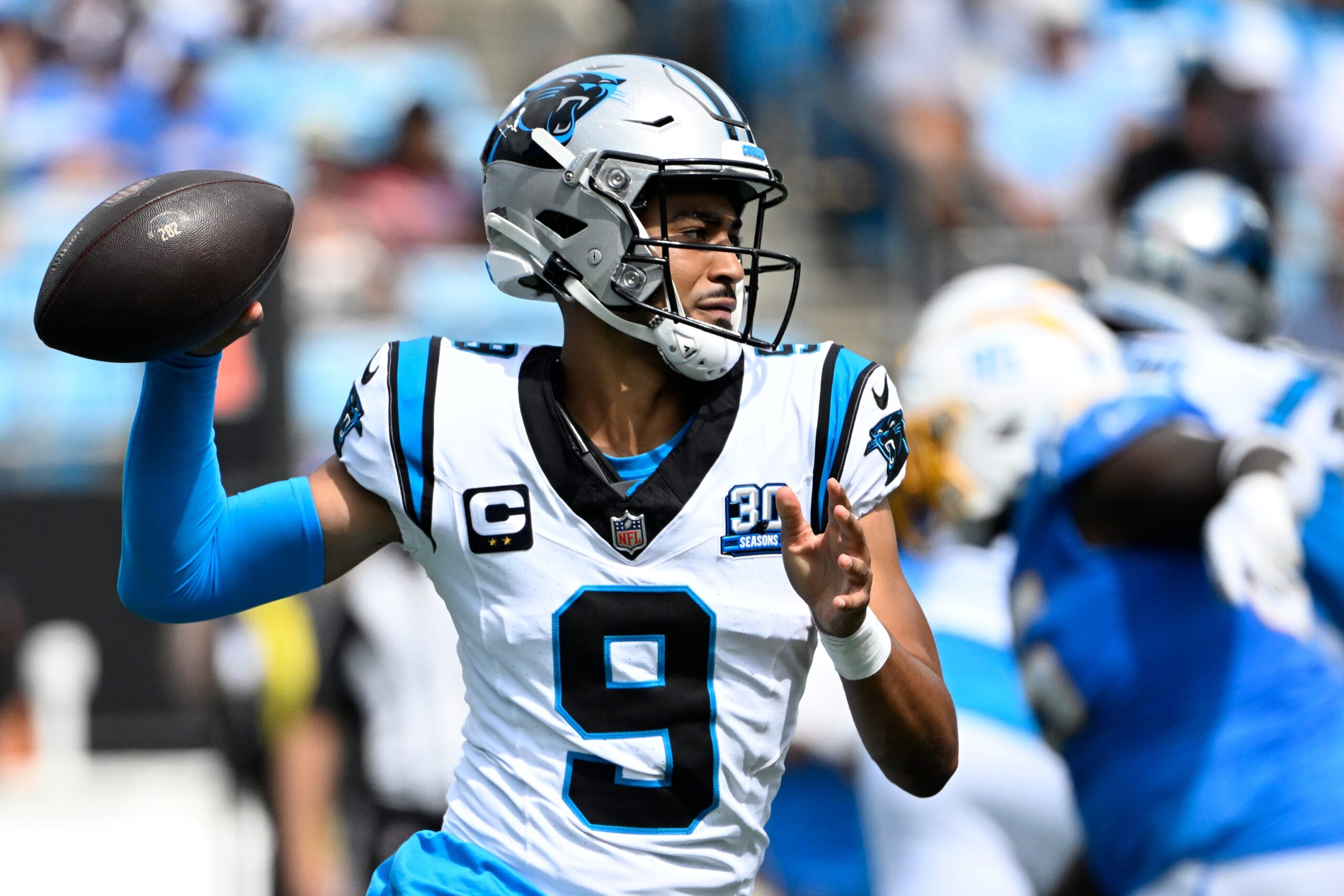 Carolina Panthers, Bryce Young, Dave Canales, NFL, NFC South, Futbol, Takım, Haberler, Analiz, Tahminler, Oyuncu Kadrosu, Draft, 2025 Sezonu, Rico Dowdle, Chuba Hubbard, Tetairoa McMillan, Xavier Legette, Derrick Brown, Jaycee Horn, Nic Scourton, Princely Umanmielen, Fikstür, Puan Durumu, Transferler, Maçlar, Biletler
