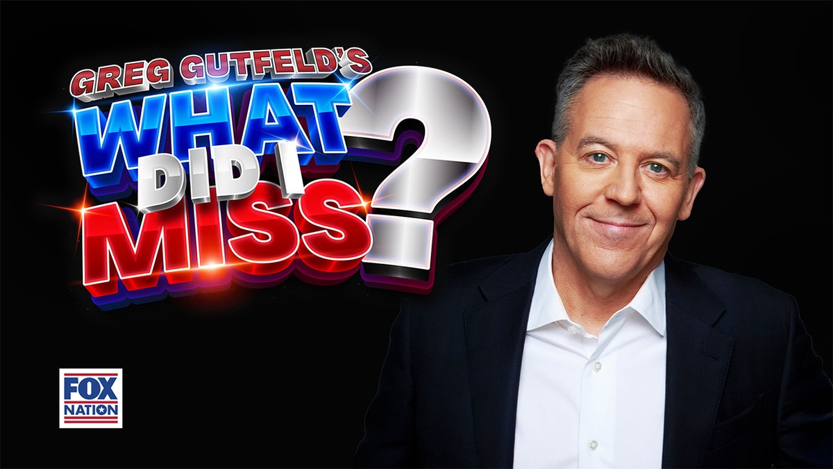 Greg Gutfeld, Fox Nation, What Did I Miss?, game show, real news, fake news, isolation, contestants, Mike Brown, Sunny Mujovic, Mark Saint-Preux, Allegra Dru Milisitz, Kat Timpf, Jamie Lissow, Fox & Friends, prize money, headlines, comedy, politics, television, streaming, subscription service, Fox News
