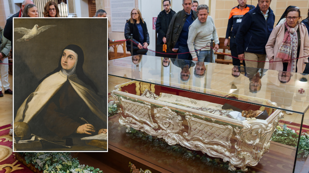Aziz Teresa, Aziz Teresa'nın cesedi, İspanya, Alba de Tormes, mucizevi bir şekilde bozulmamış, bozulmamış ceset, Katolik, Discalced Carmelite rahibesi, dini tören, Aziz Teresa'nın kalıntıları, kutsal emanetler, maneviyat, dini turizm, Aziz Teresa'nın tıbbi geçmişi, bozulmamış beden, İspanyol aziz, Luigi Capasso, antropolog, mumyalanmış ceset, dini sanat, Katoliklik, mucize, dini inanç, yaşam tarzı, Fox News