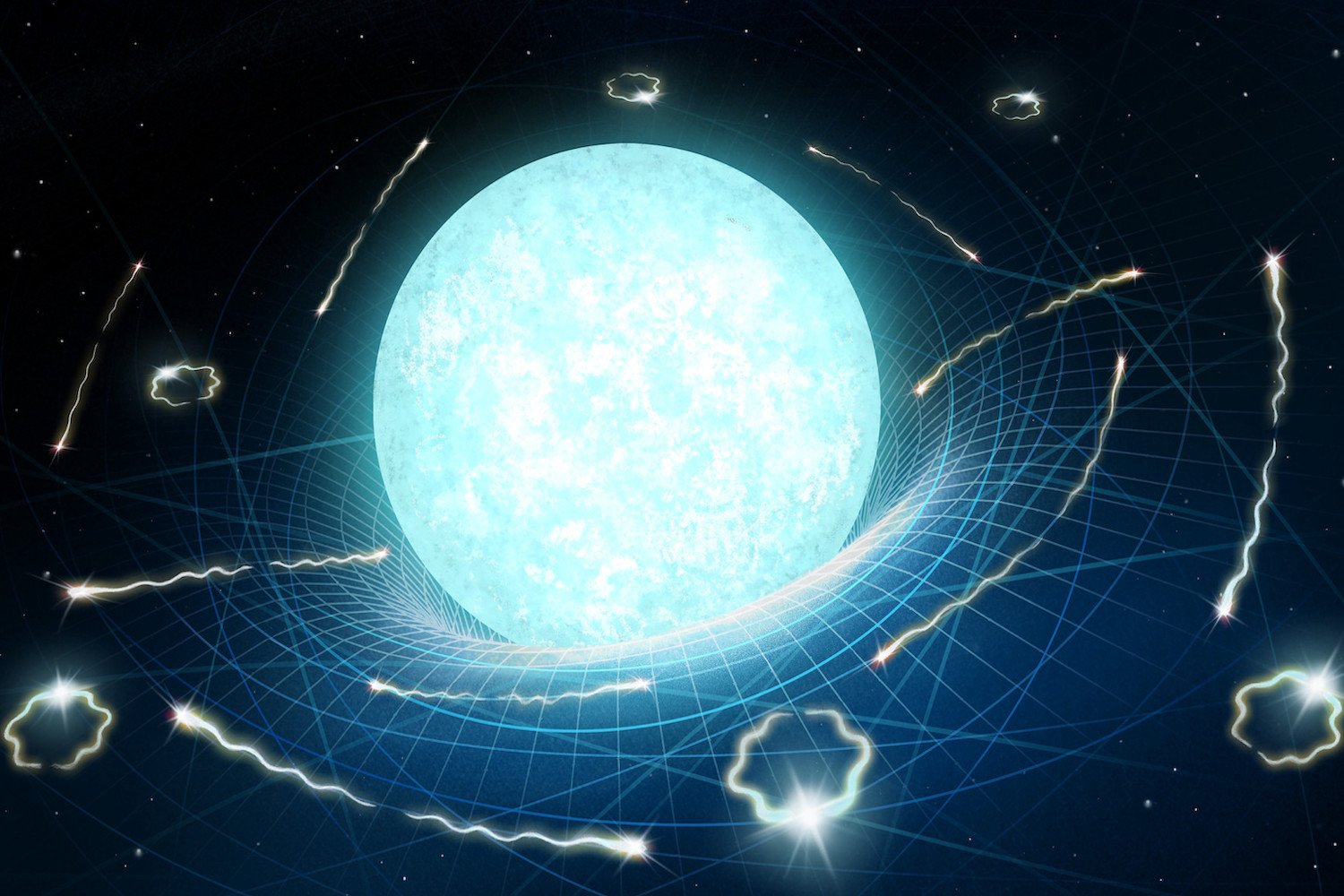 Evrenin sonu, Hawking radyasyonu, Kara delikler, Nötron yıldızları, Evrenin ölümü, Kozmik sona erme, Astrofizik, Kozmoloji, Bilimsel araştırma, Radboud Üniversitesi, Heino Falcke, Michael Wondrak, Walter van Suijlekom
