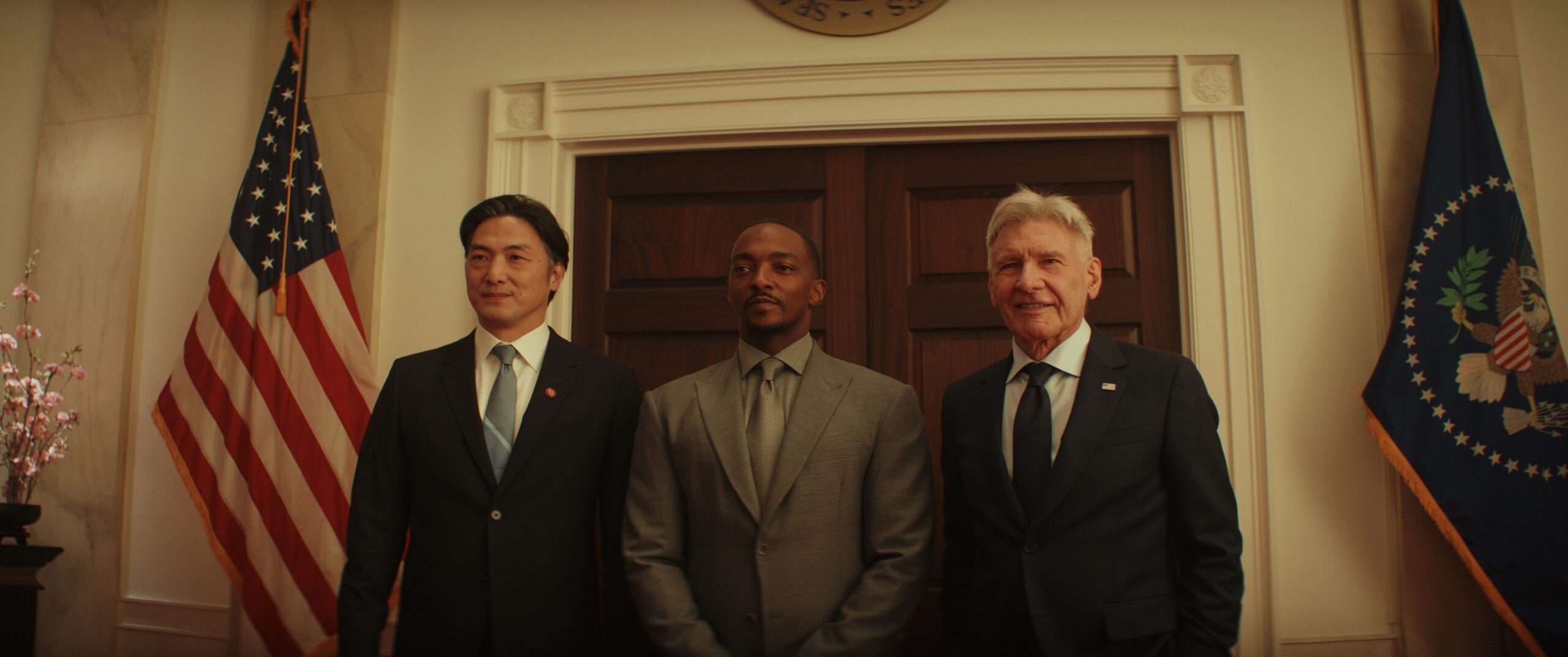 Anthony Mackie, Captain America: Brave New World, Disney+, Harrison Ford, Red Hulk, Marvel, movie review, stream, release date, deleted scenes, 4K Ultra HD, Blu-ray, DVD, Brian Truitt, Sam Wilson, Thaddeus Thunderbolt Ross, Xosha Roquemore, Giancarlo Esposito, Sidewinder

