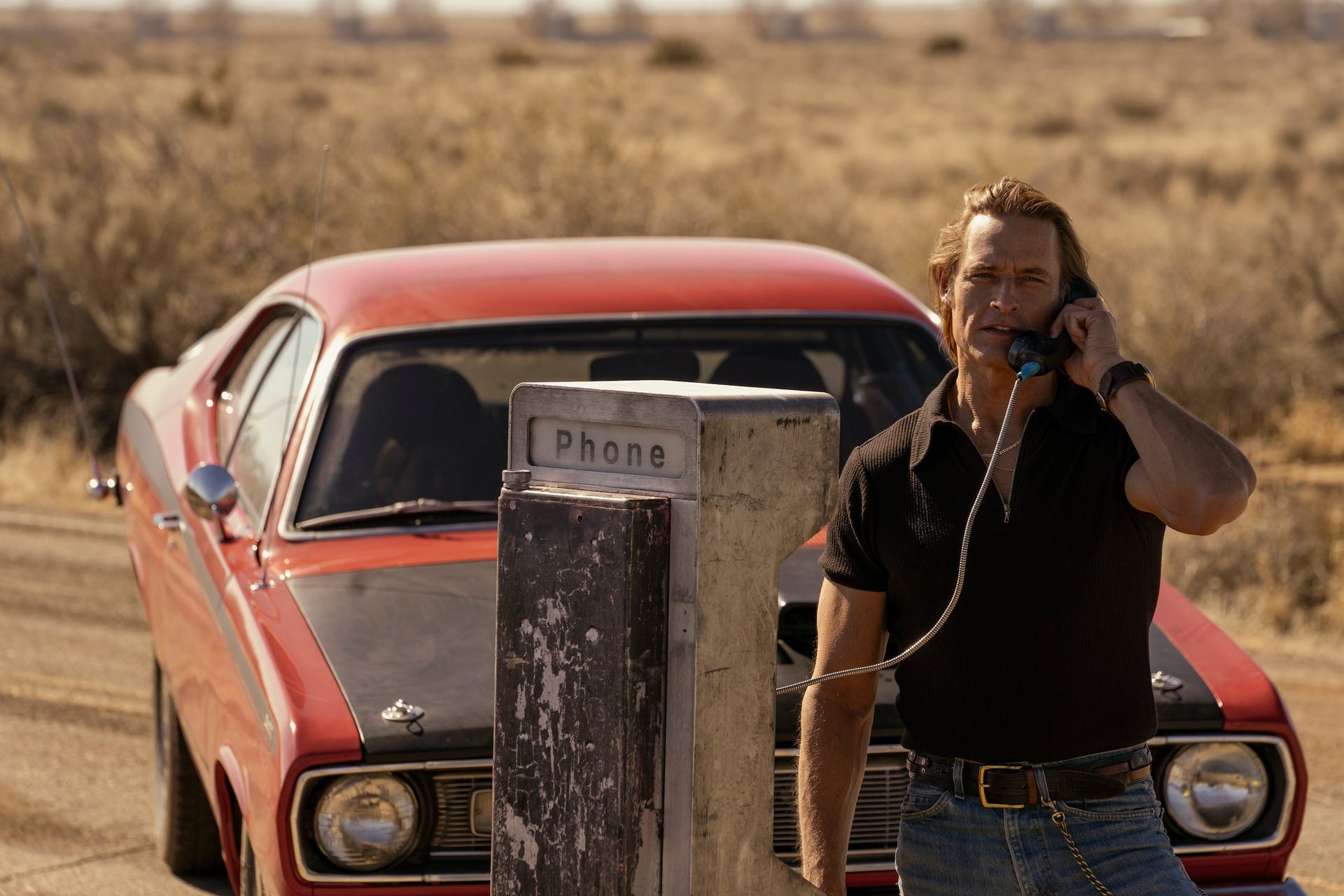 Josh Holloway, Duster, J.J. Abrams, Lost, Rachel Hilson, 1970s, Mafia, Crime Thriller, Action, Car Stunts, Stunt Driving, Movie Magic, Hair Styling, Family, Television Series
