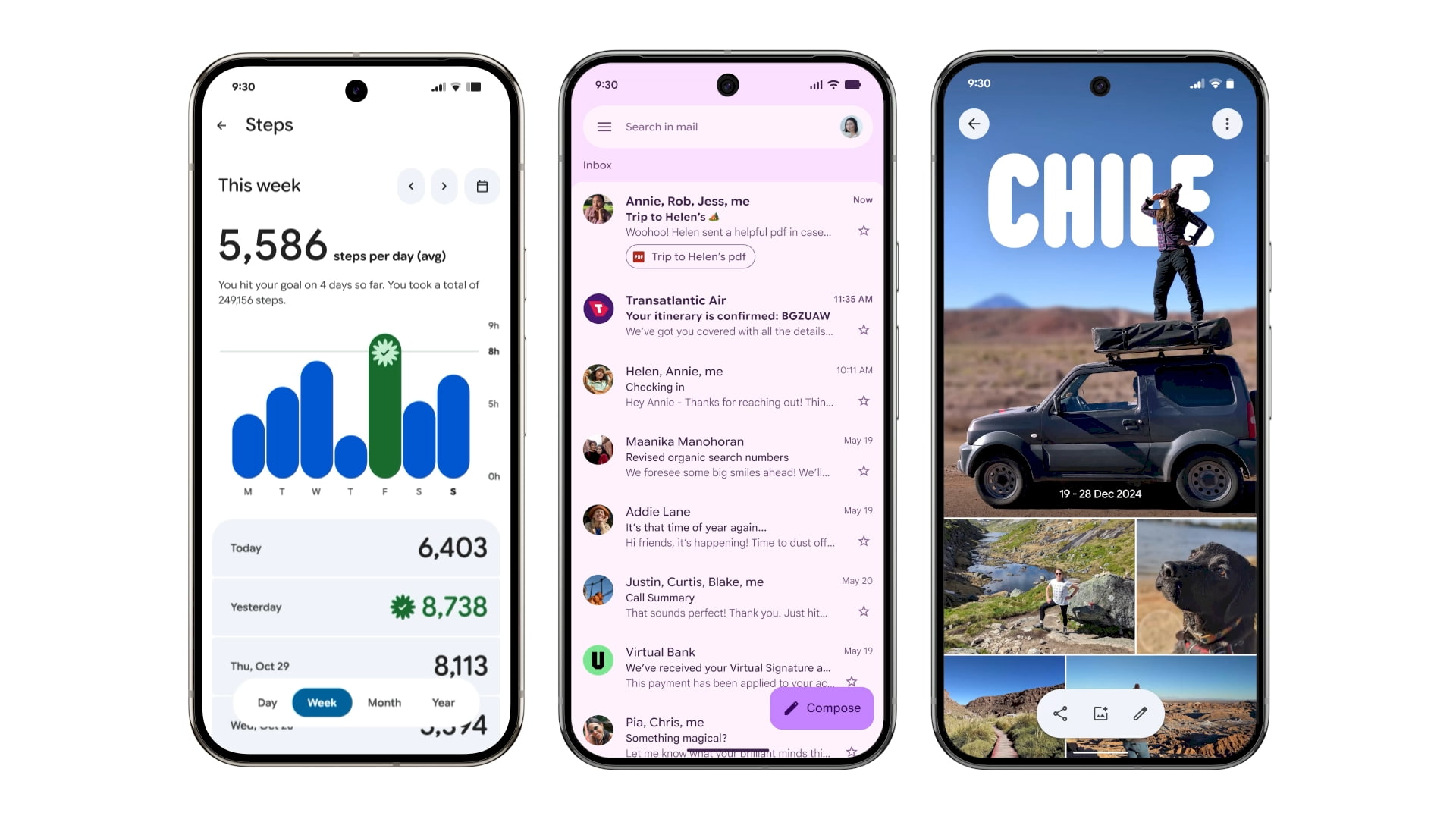 Android 16, Wear OS 6, Material 3 Expressive, Google, Fitbit, Gmail, Google Fotoğraflar, yeniden tasarım, kullanıcı arayüzü, tasarım güncellemeleri, Android uygulamaları, giyilebilir cihazlar, uygulama yenilikleri, görsel tasarım, mobil tasarım, UX/UI, kullanıcı deneyimi, teknoloji haberleri, yazılım güncellemeleri
