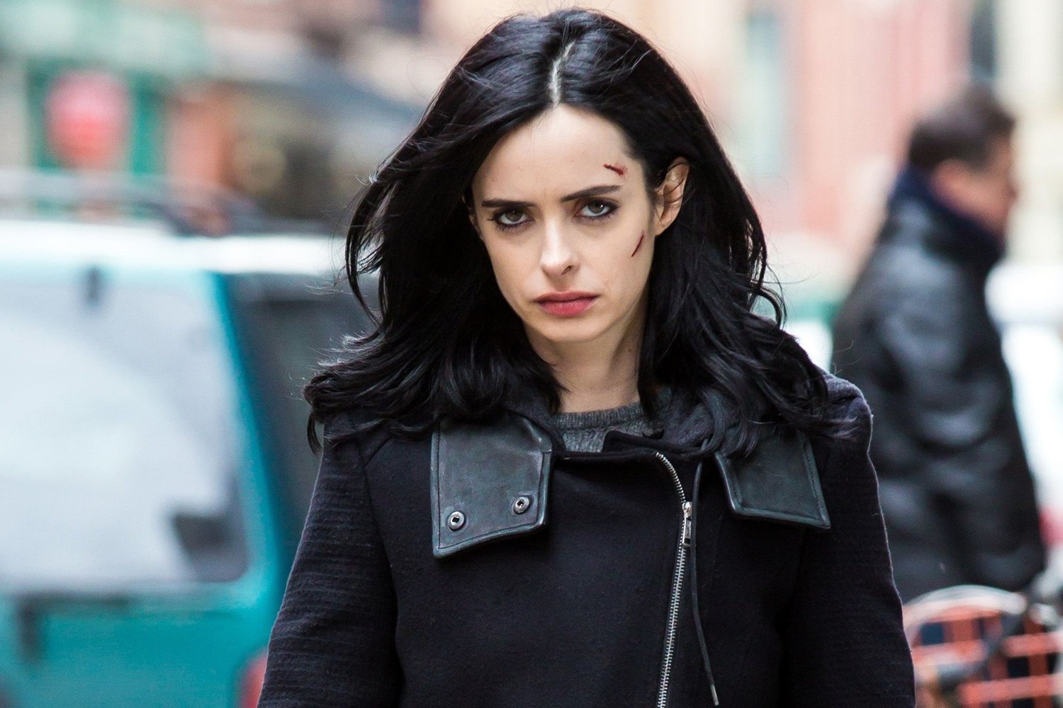 Jessica Jones, Krysten Ritter, Daredevil: Born Again, Marvel, Disney+, Netflix Defenders, Punisher, MCU, Marvel Televizyon, çizgi roman, süper kahraman, dedektif, dizi, geri dönüş, Charlie Cox, duyuru, upfront sunumu, NYC, Jessica Jones geri dönüşü, Marvel Sinematik Evreni, sokak seviyesi kahramanlar
