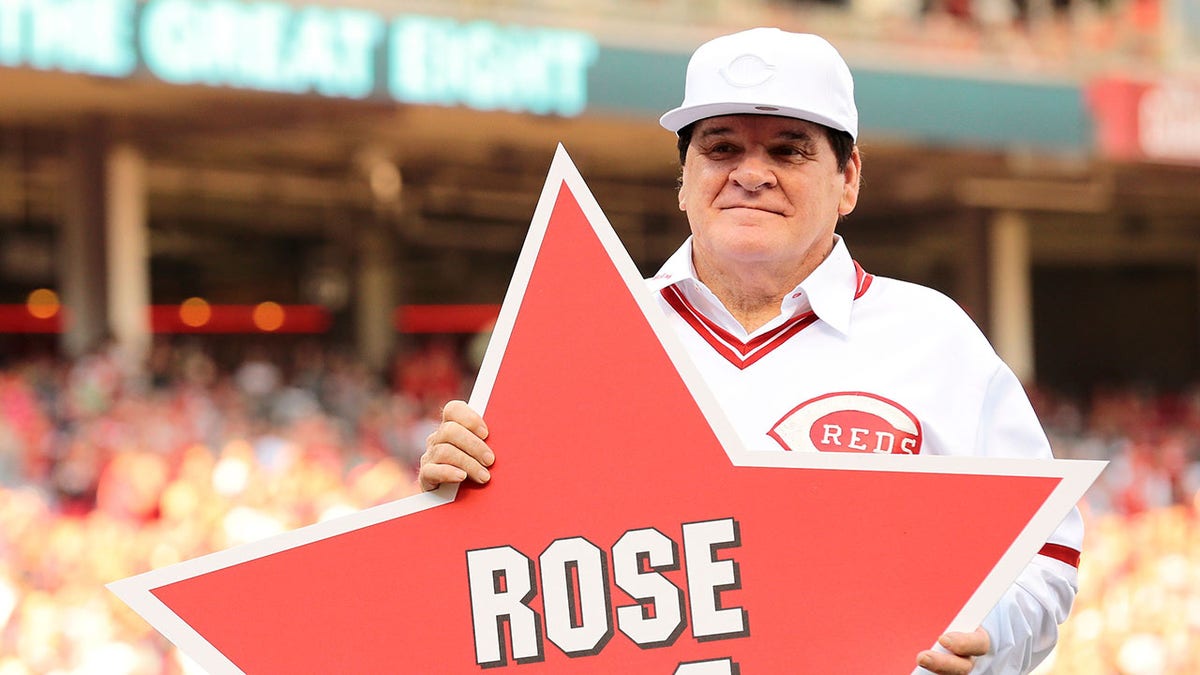 Pete Rose, Hall of Fame, MLB, Rob Manfred, gambling, ineligibility, Cooperstown, reinstatement, pardon, Donald Trump, Shoeless Joe Jackson, Classic Baseball Era Committee, Reds, Pete Rose Night, baseball, sports news, Fox News Sports, Black Sox scandal
