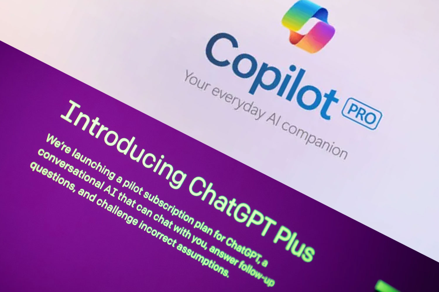 Yapay zeka, ChatGPT, Copilot, ChatGPT Plus, Copilot Pro, AI sohbet robotu, Microsoft 365, OpenAI, GPT-4o, fiyat karşılaştırması, özellikler, inceleme, değerlendirme, avantajlar, dezavantajlar, üretken yapay zeka, görüntü oluşturma, sesli sohbet, özel GPT'ler, yazılım entegrasyonu, matematik, kodlama, üretkenlik, ofis araçları, Microsoft Word, Excel, PowerPoint, Outlook, OneNote, abonelik, yapay zeka asistanı, Jon Martindale
